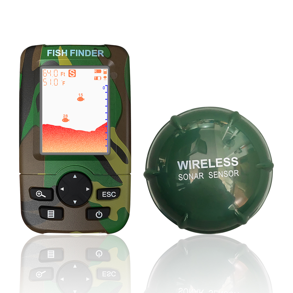 Fishing Boat Depth Finder - Smart Portable Sonar Fish Finder Boat
