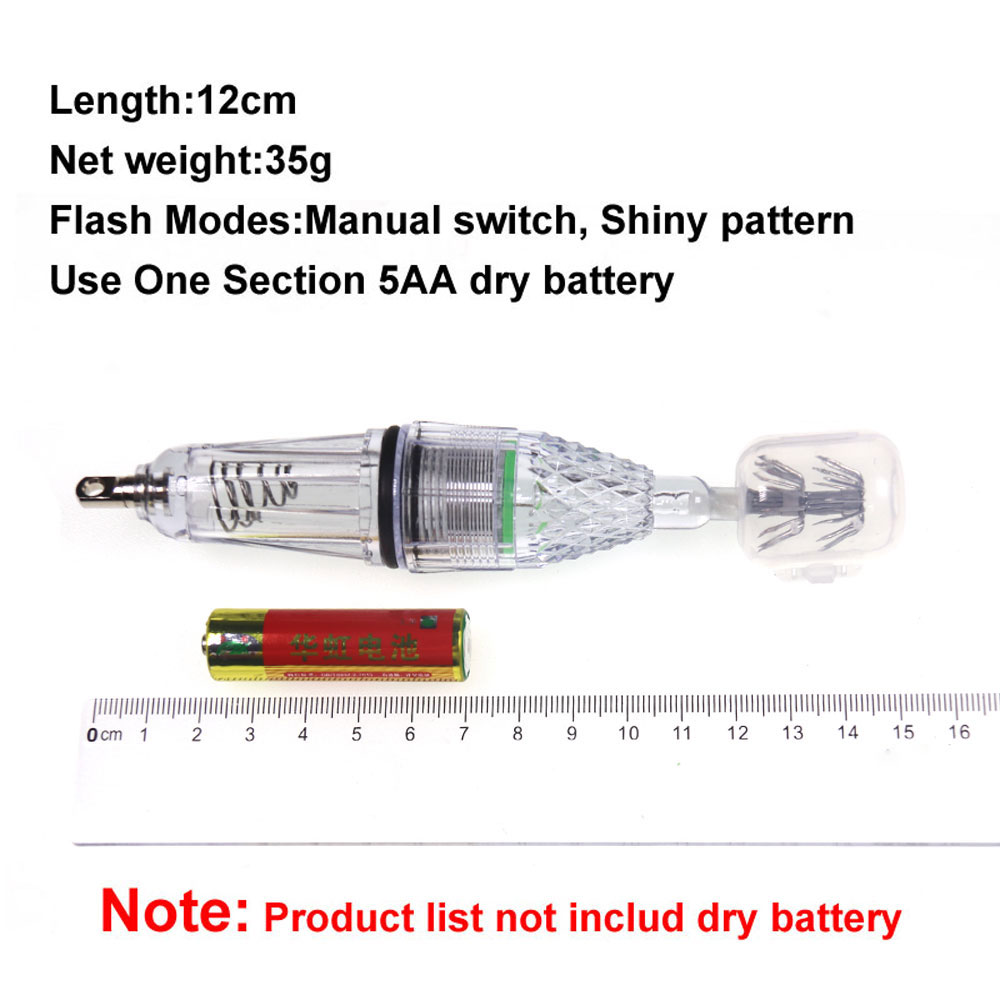 1pc 12cm 17cm 5AA Battery LED  - Fishing Boat Navigation Light recensione e prezzo