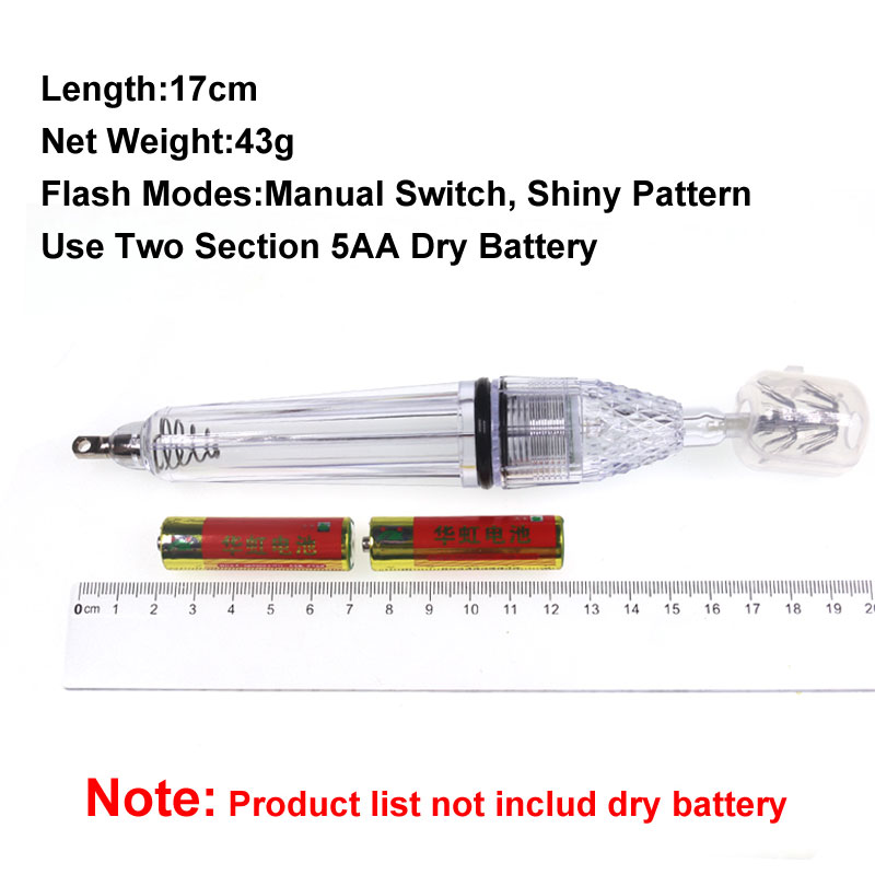 1pc 12cm 17cm 5AA Battery LED  - Fishing Boat Navigation Light recensione e prezzo