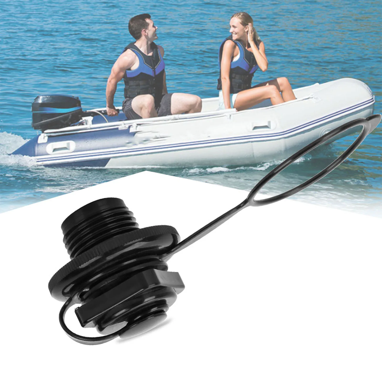 23.9mm Black Plastic Inflatabl - Fishing Boat Trailer recensione e prezzo