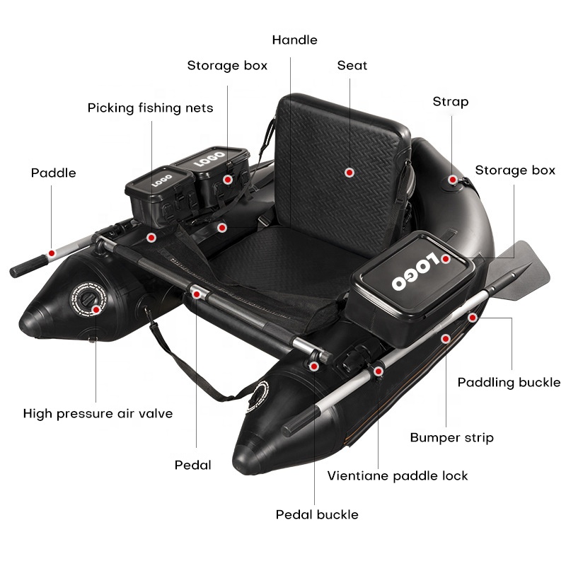 PVC Belly Boat Fishing Float T - Fishing Boat Inflatable recensione e prezzo