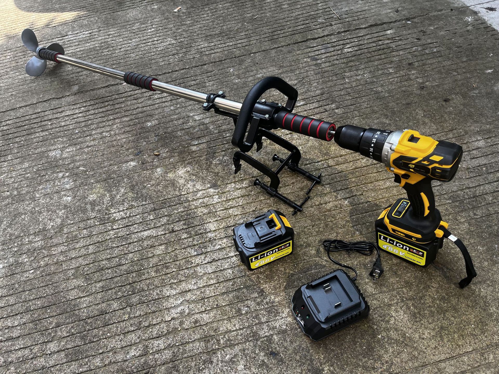 Electric Drill Manual Propelle - Fishing Boat Outboard Motor recensione e prezzo