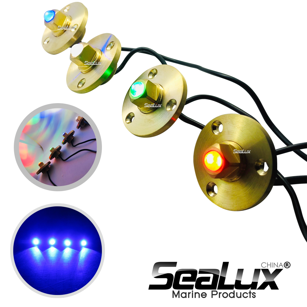 Sealux Brass drain plug LED li - Fishing Boat Navigation Light recensione e prezzo