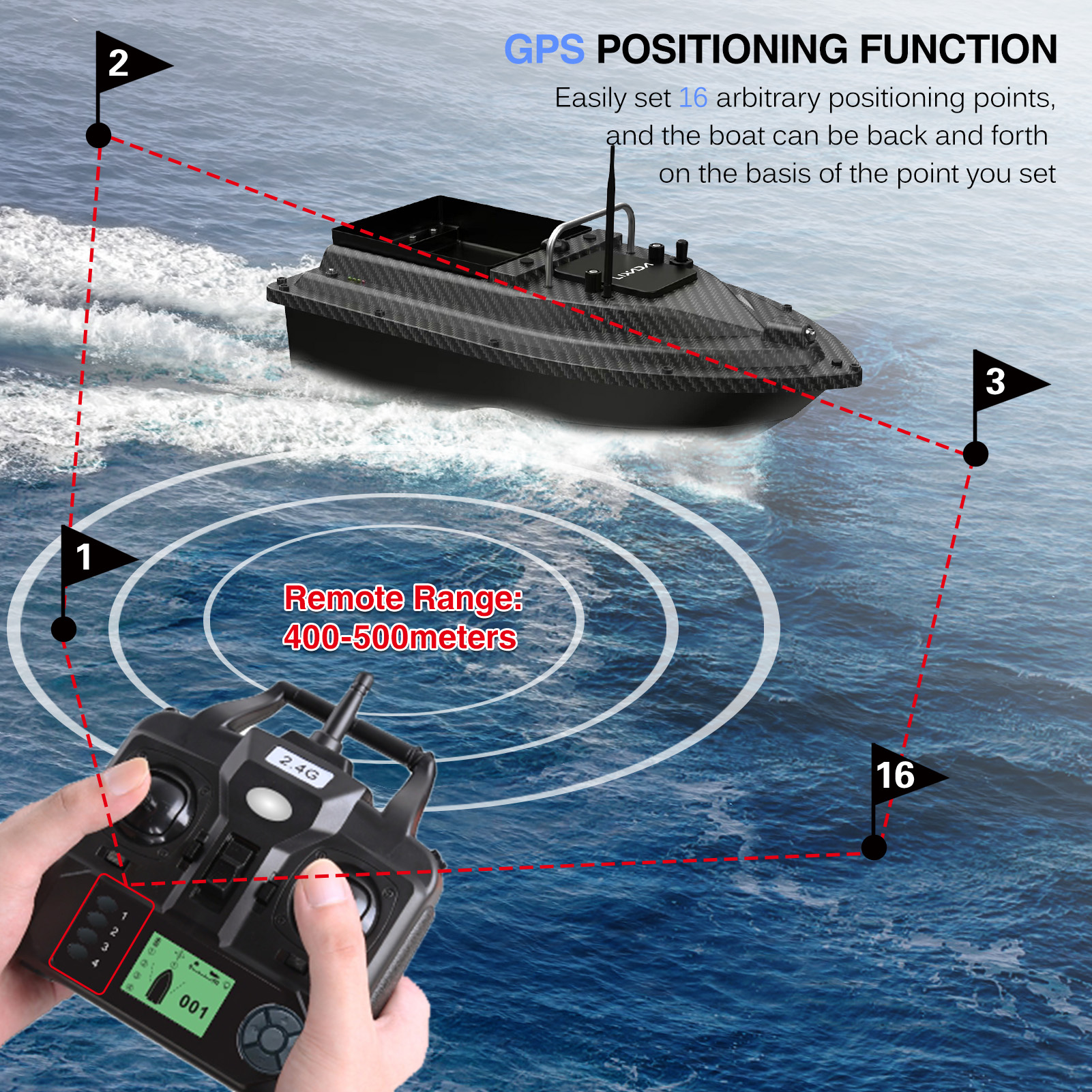 Fishing Bait Boat GPS Fishing  - Fishing Boat Gps recensione e prezzo
