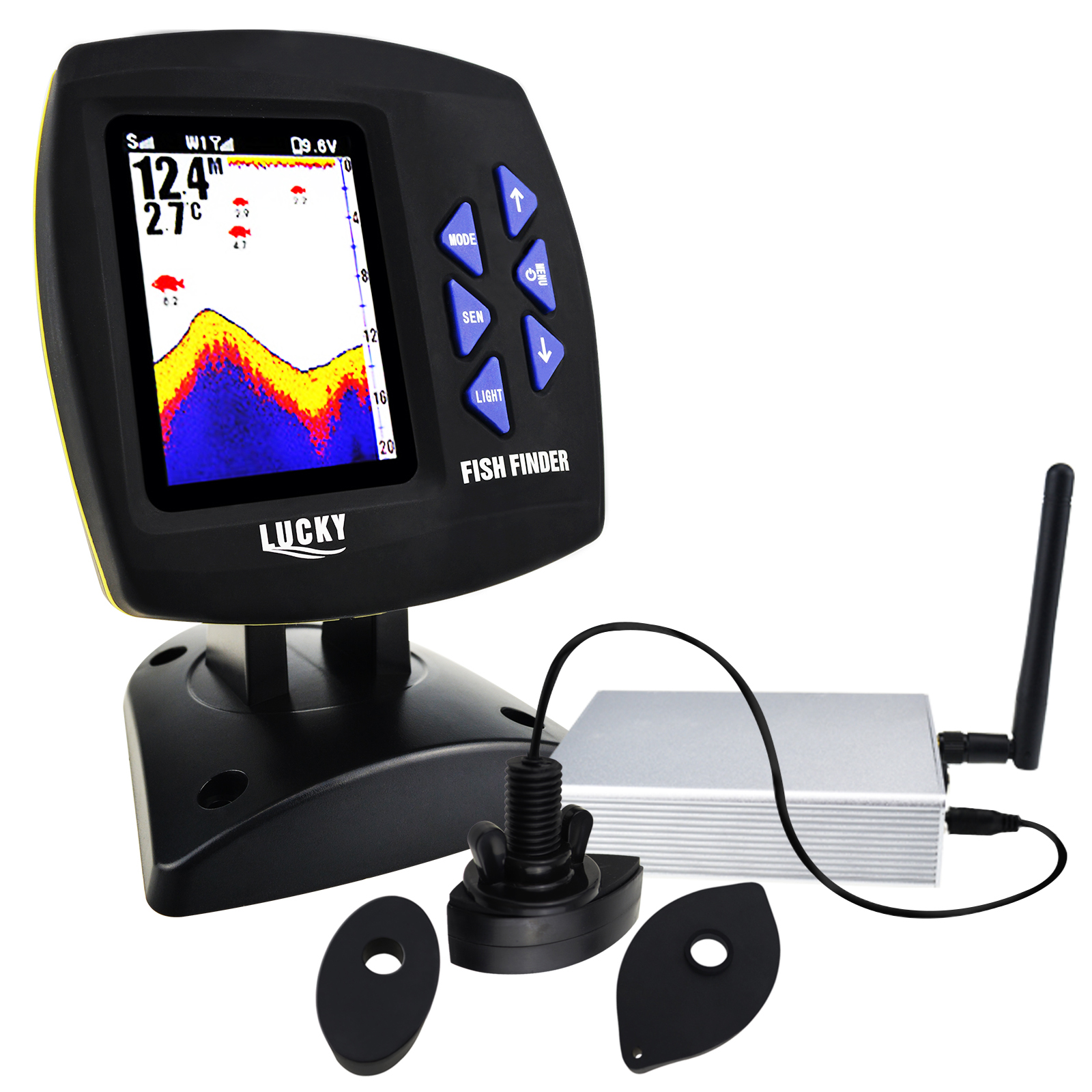 LUCKY Fishfinder 300m/ 980ft F - Fishing Boat Depth Finder recensione e prezzo