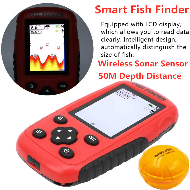 Fish finder wireless Wireless  - Fishing Boat Depth Finder recensione e prezzo