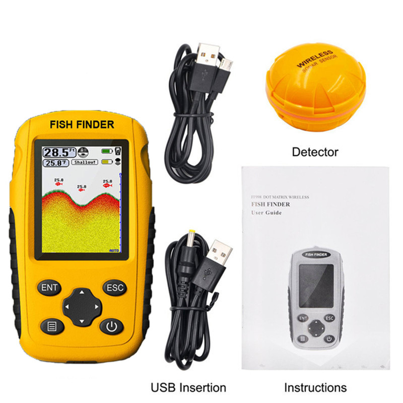 Fish finder wireless Wireless  - Fishing Boat Depth Finder recensione e prezzo