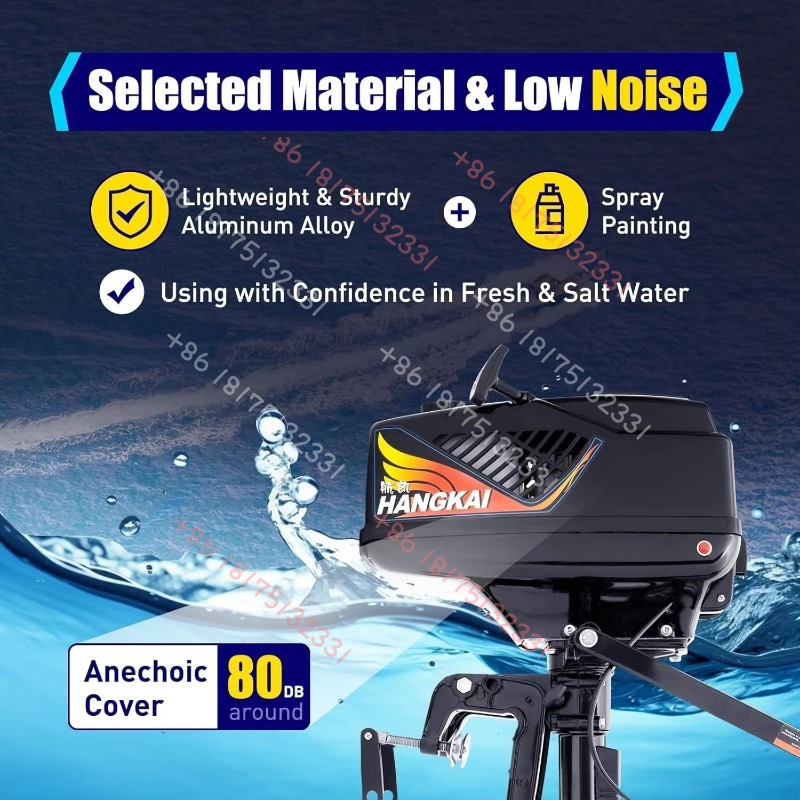 HANGKAI Outboard Motor, 3.6  2 - Fishing Boat Outboard Motor recensione e prezzo