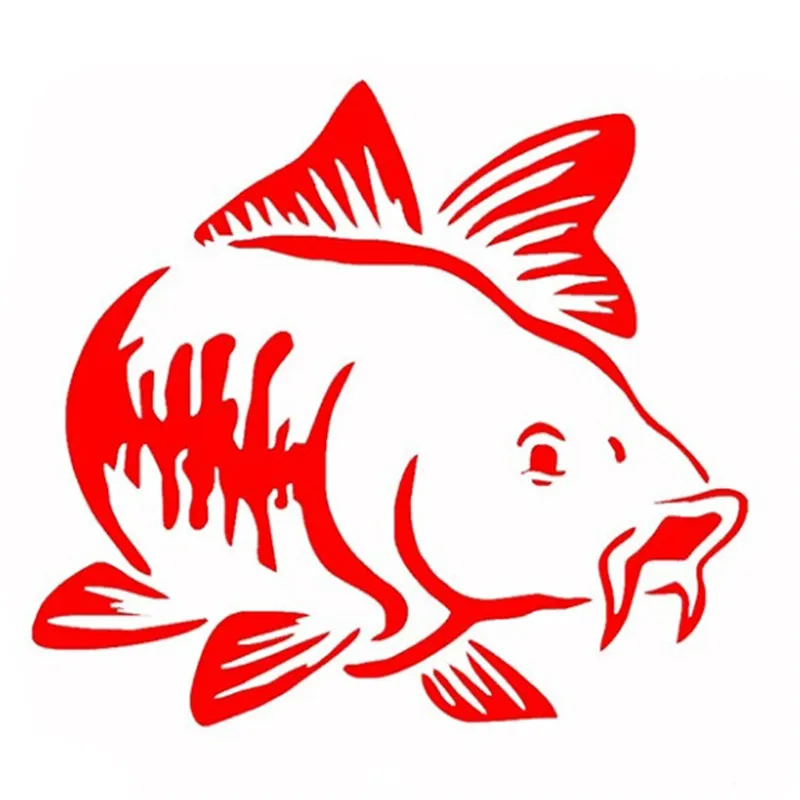 Car Sticker Cartoon Carp Fishi - Fishing Boat Paddle recensione e prezzo