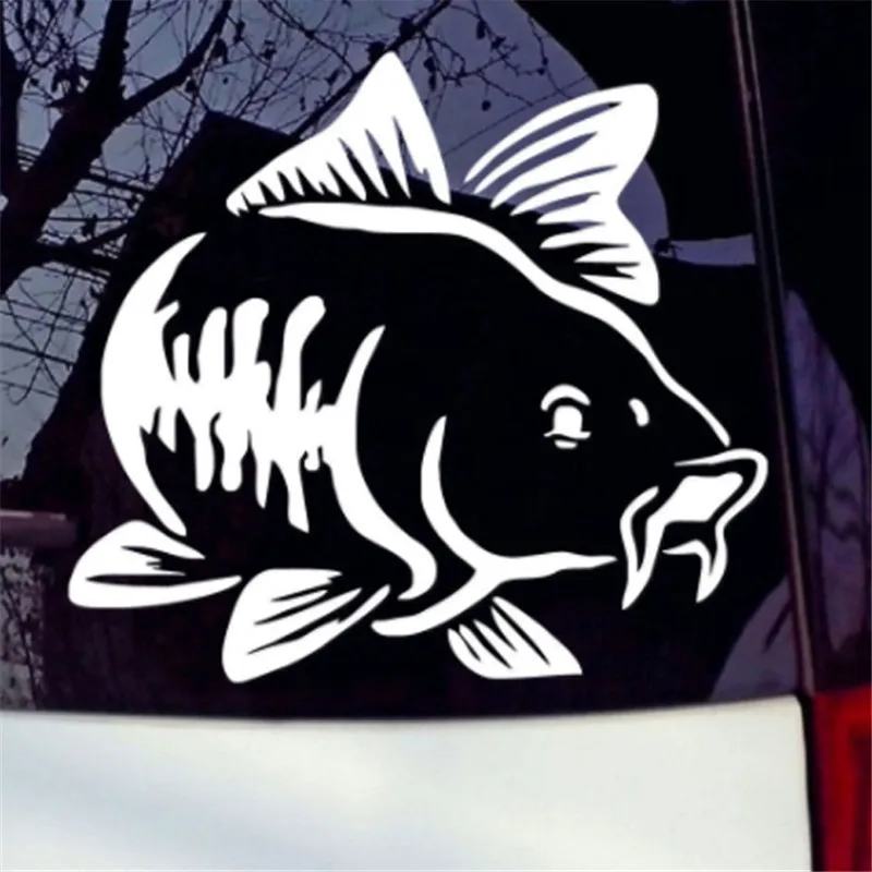 Car Sticker Cartoon Carp Fishi - Fishing Boat Paddle recensione e prezzo