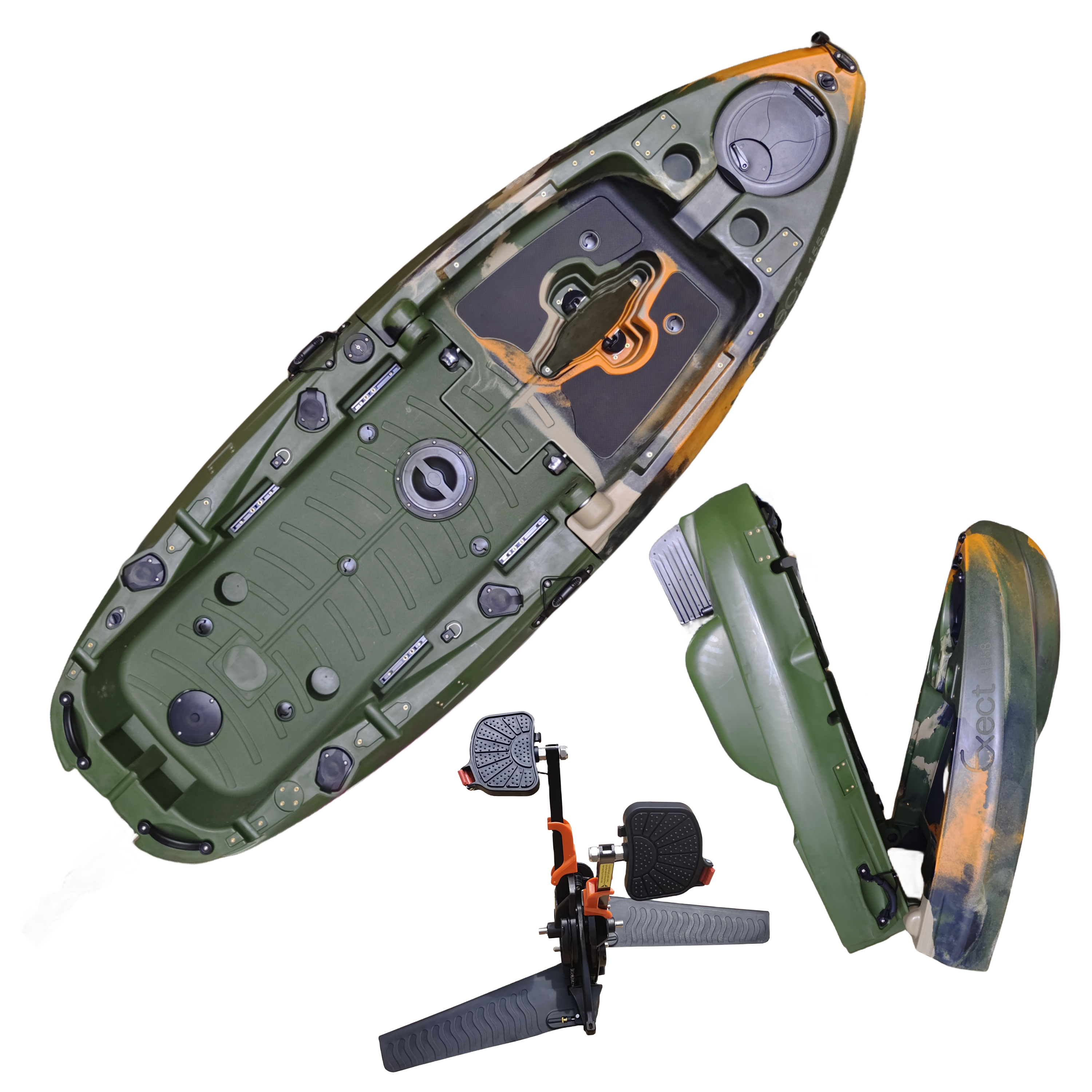 Plastic Kayak Pedal Kayak Fish - Fishing Boat Seat recensione e prezzo