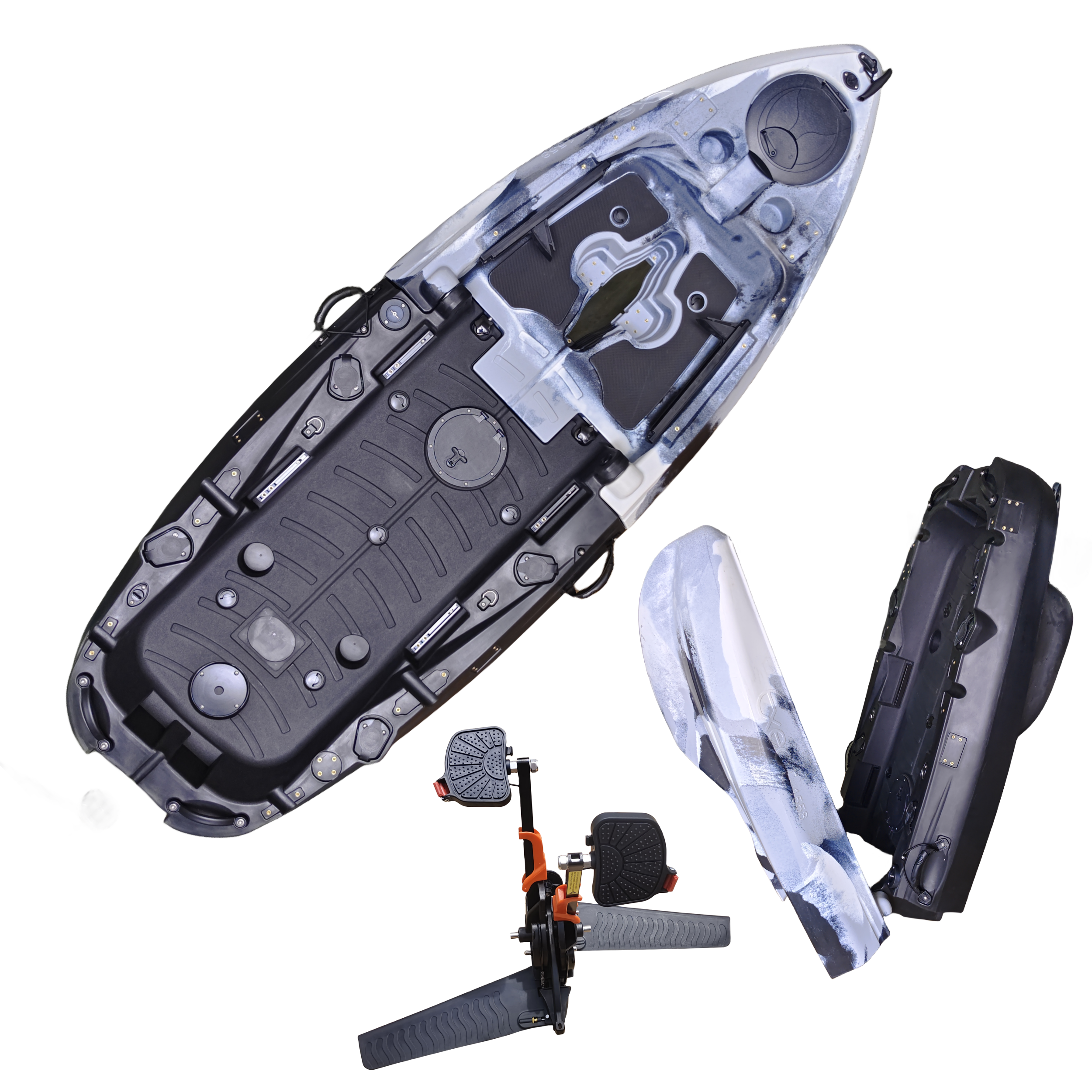 Plastic Kayak Pedal Kayak Fish - Fishing Boat Seat recensione e prezzo