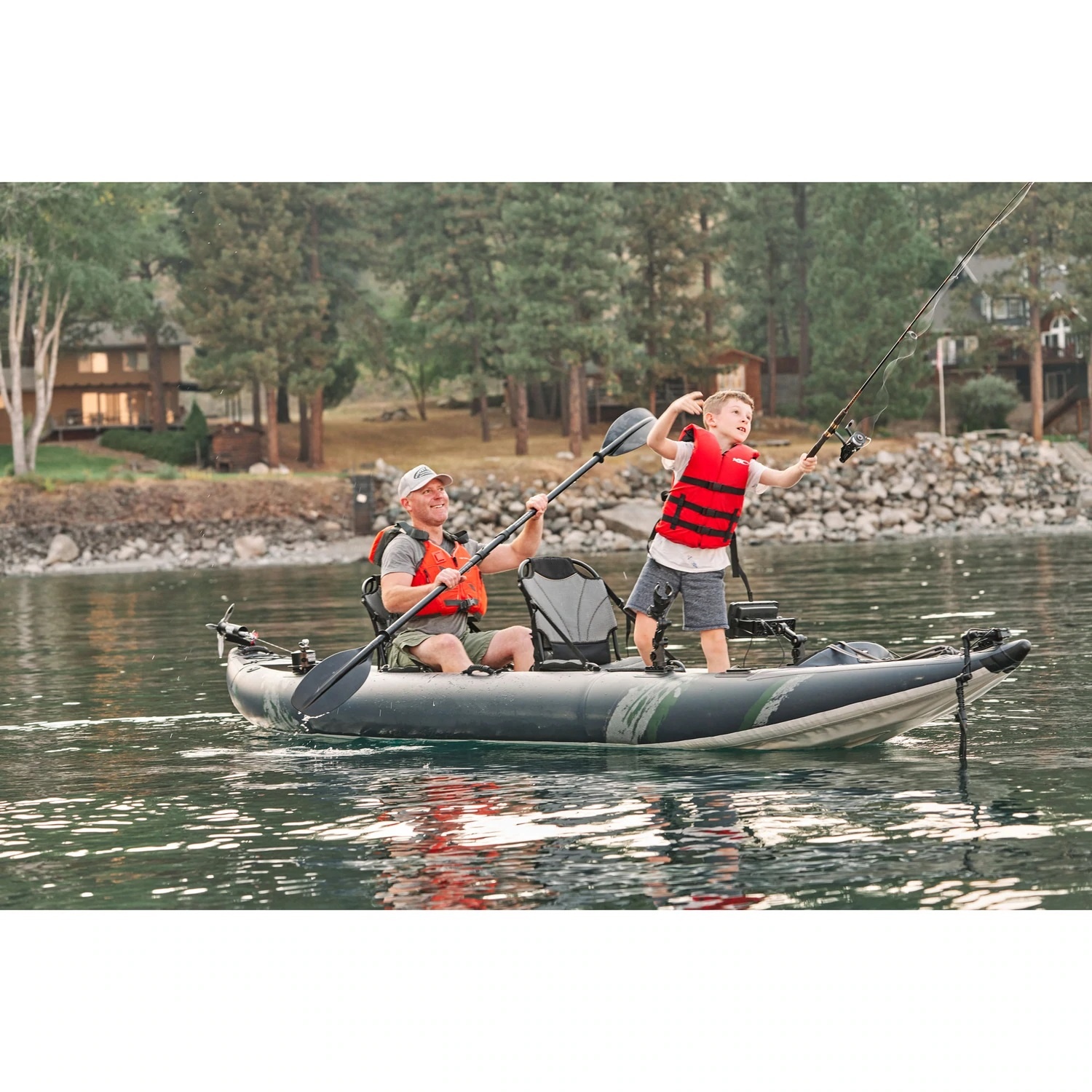 Airo Inflatable Fishing Kayak  - Fishing Boat Seat recensione e prezzo