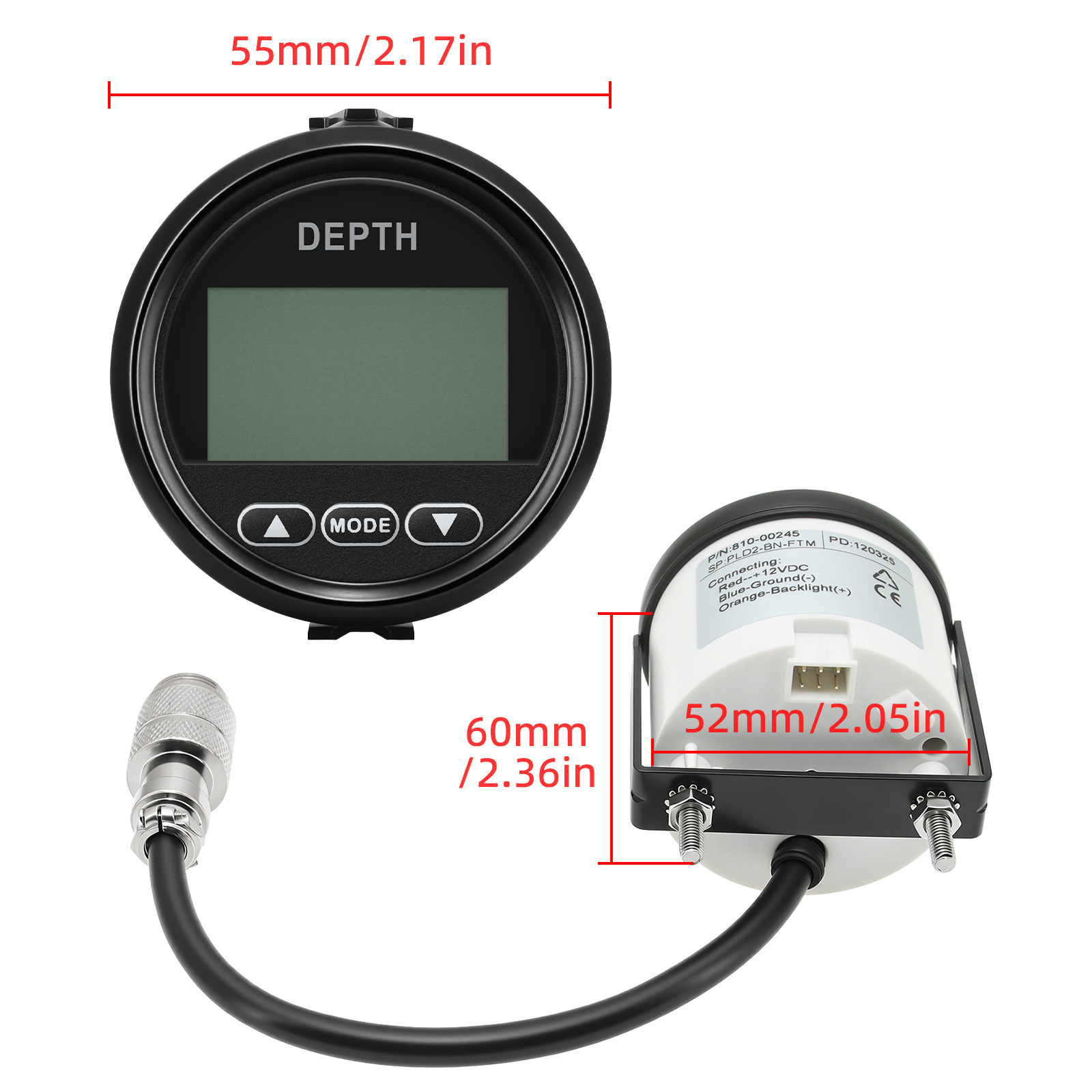 New Depth Detector 52mm/2in Ma - Fishing Boat Gps recensione e prezzo