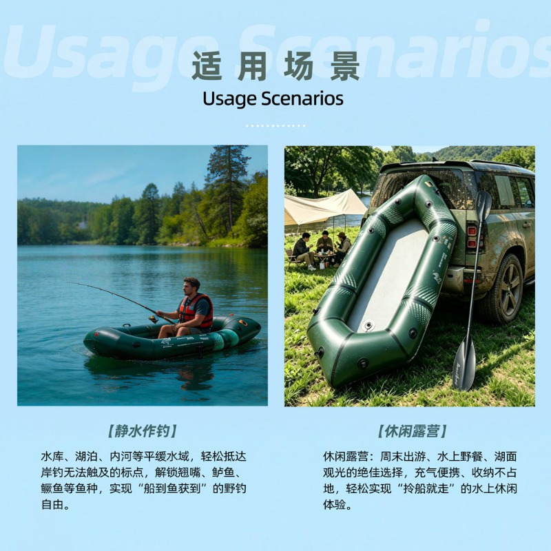 BLFst Fly Fishing Boat TPU Bac - Fishing Boat Inflatable recensione e prezzo