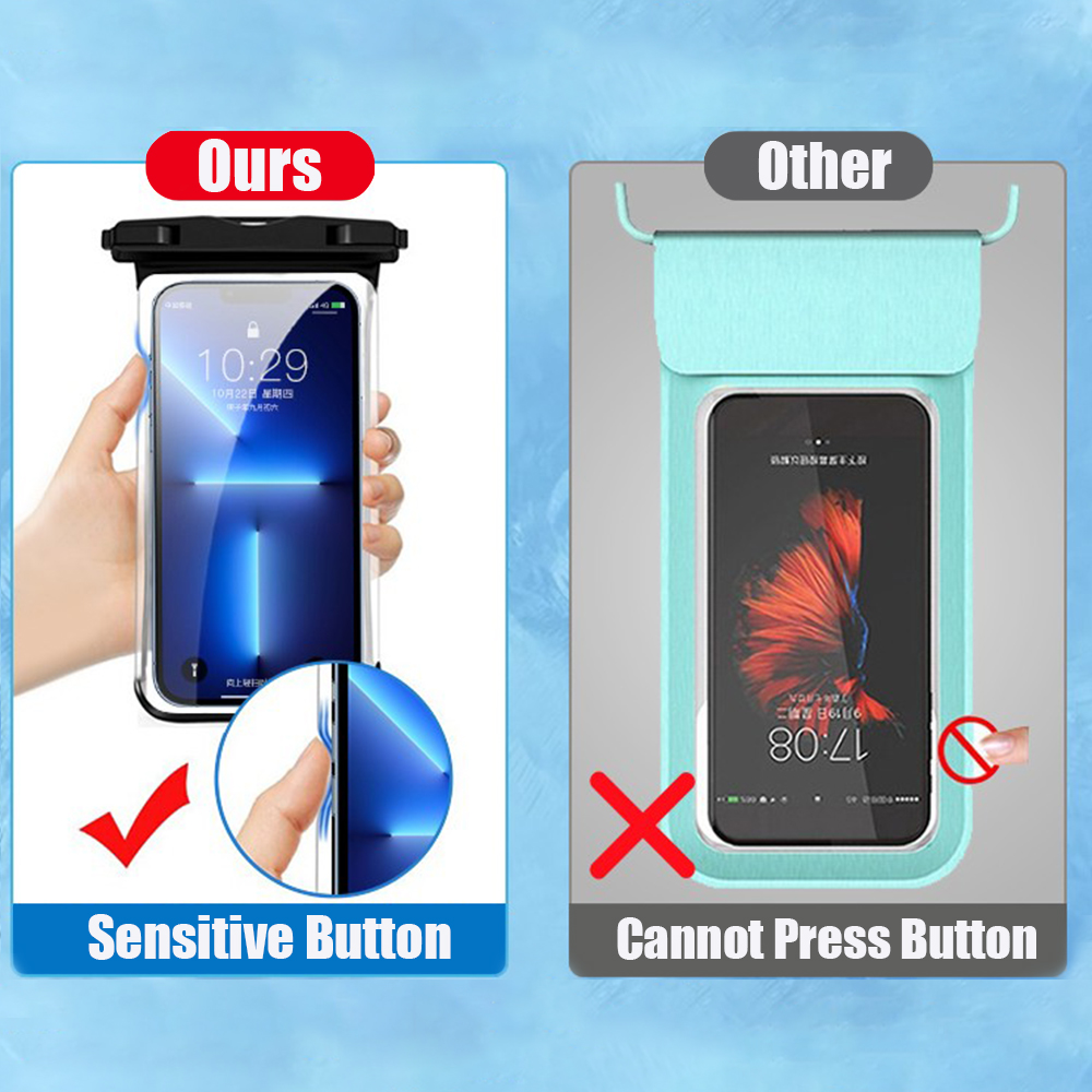 Waterproof Phone Case Swimming - Fishing Boat Cover recensione e prezzo