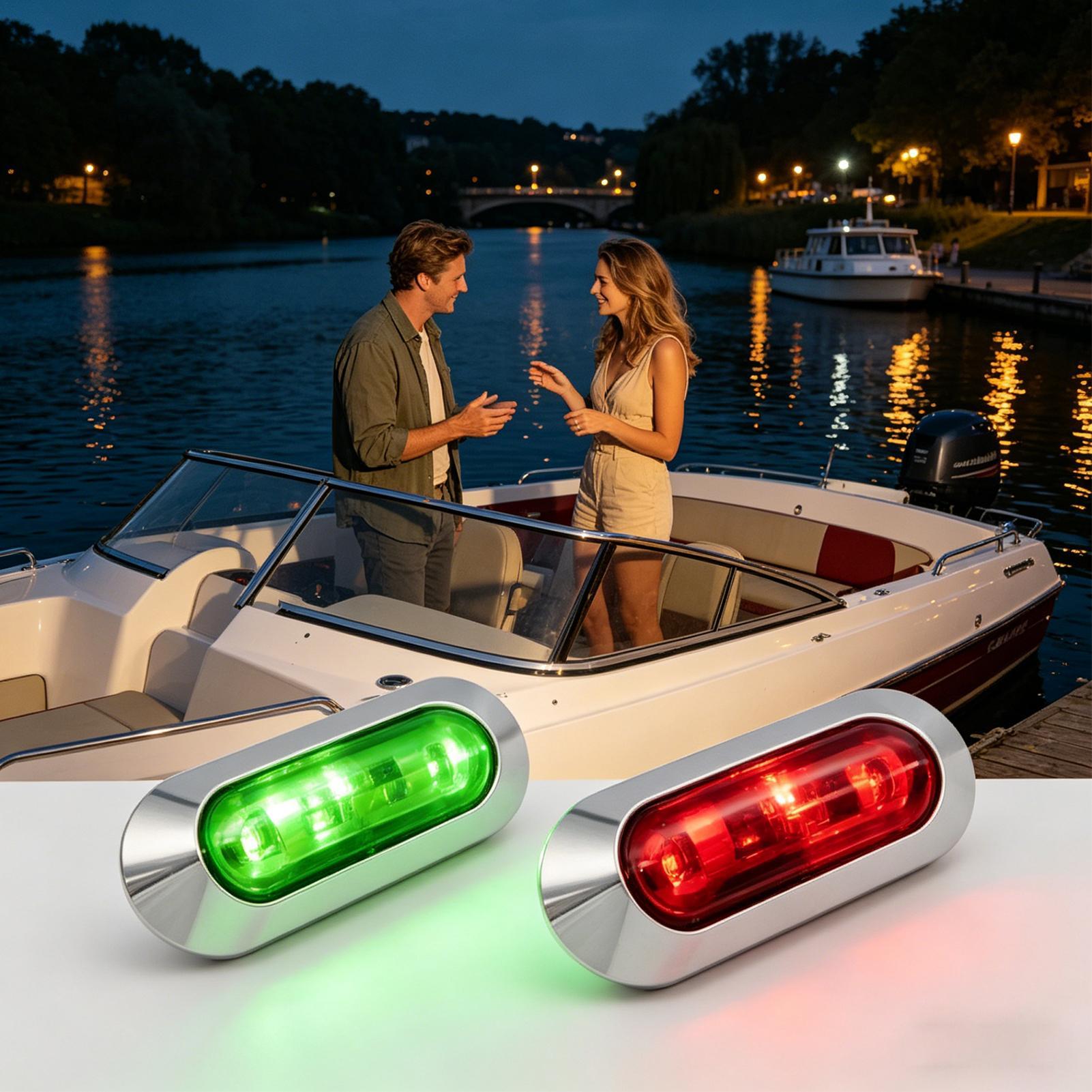 2Pc 12-24V LED Marine Navigati - Fishing Boat Navigation Light recensione e prezzo