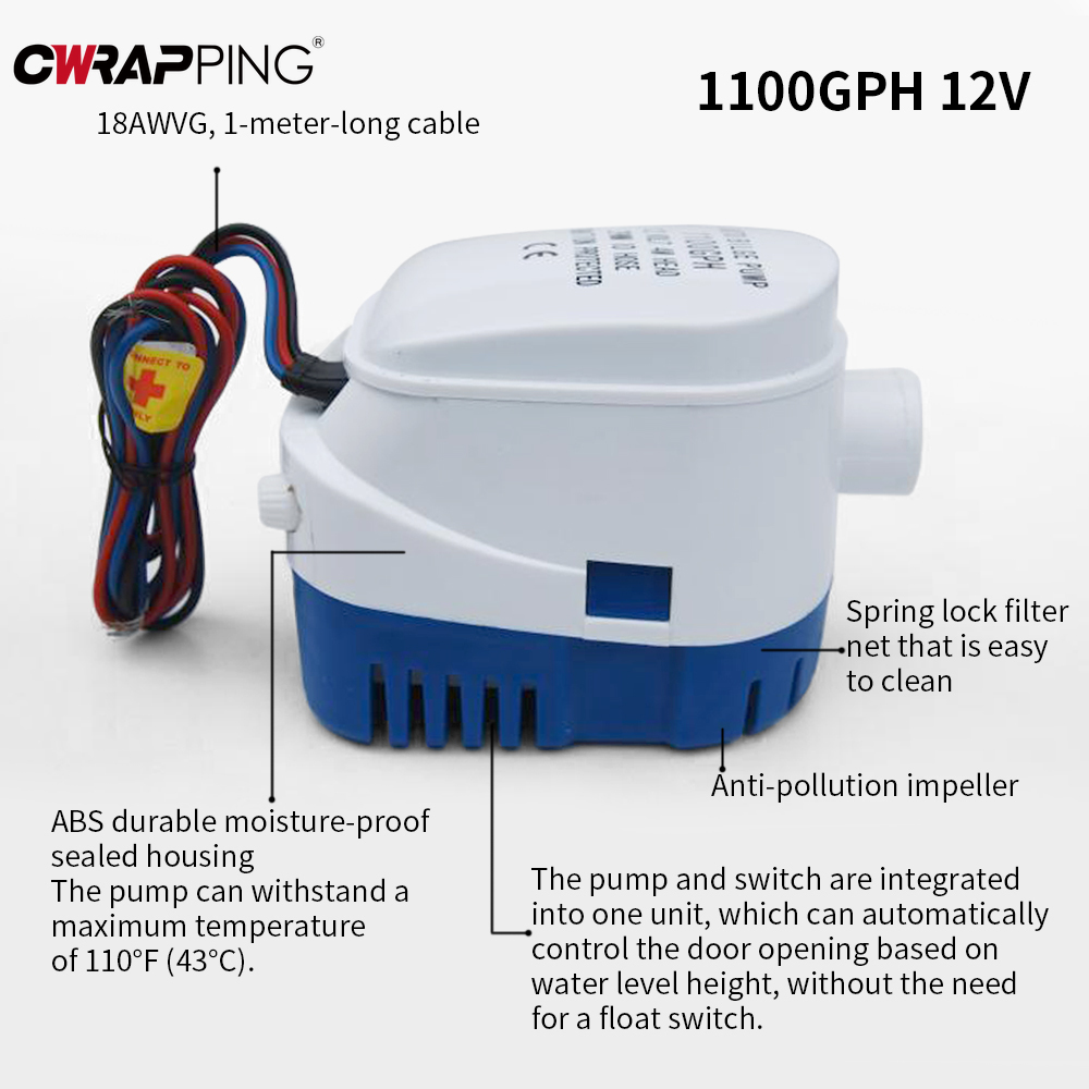 Car RV Bilge Pump for Boats Ac - Fishing Boat Bilge Pump recensione e prezzo