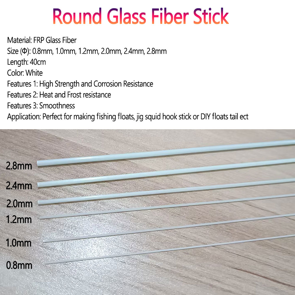 Bimoo 10/20pcs 0.8mm~2.8mm Rou - Fishing Boat Fiberglass recensione e prezzo