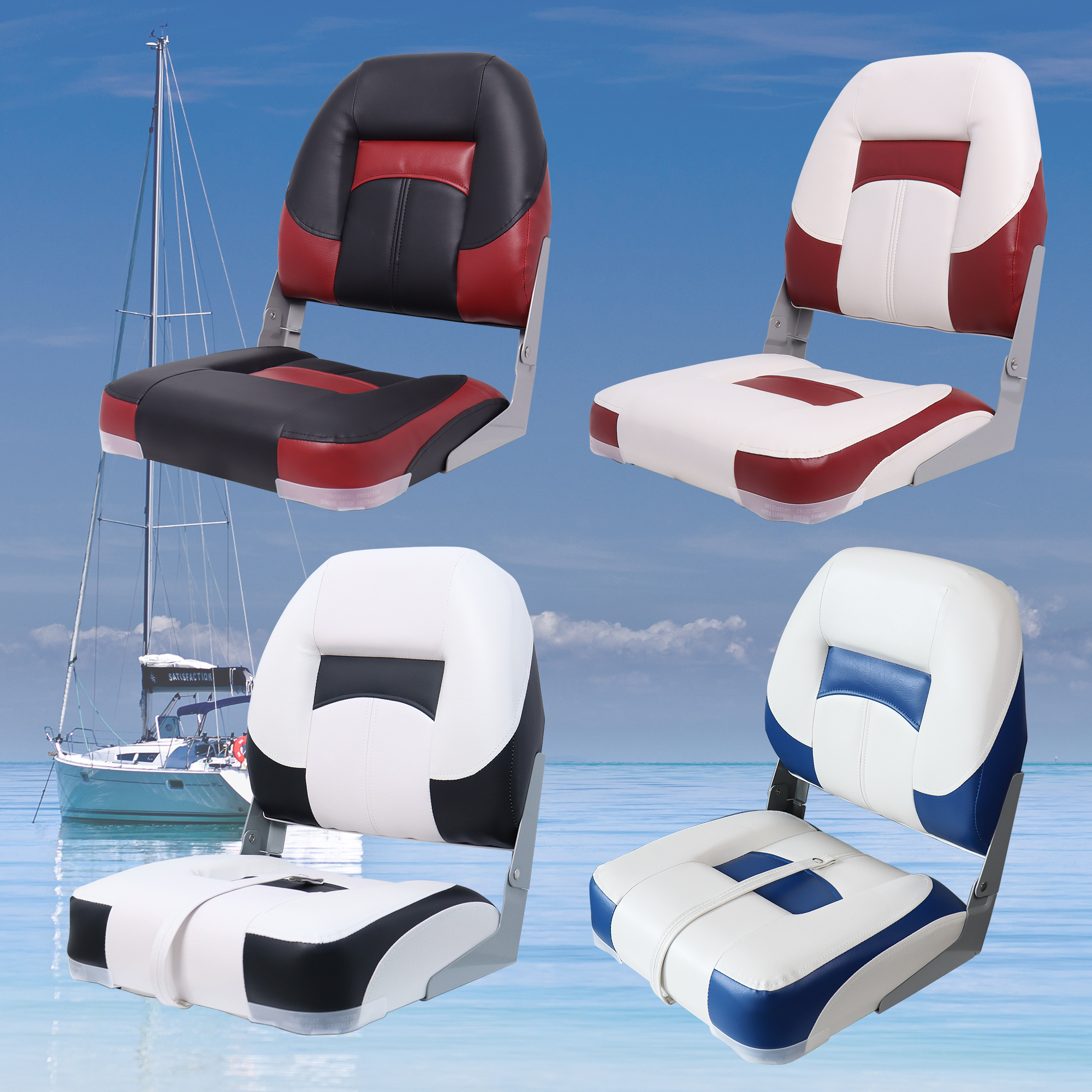 Folding Bass Boat Seats Classi - Fishing Boat Seat recensione e prezzo