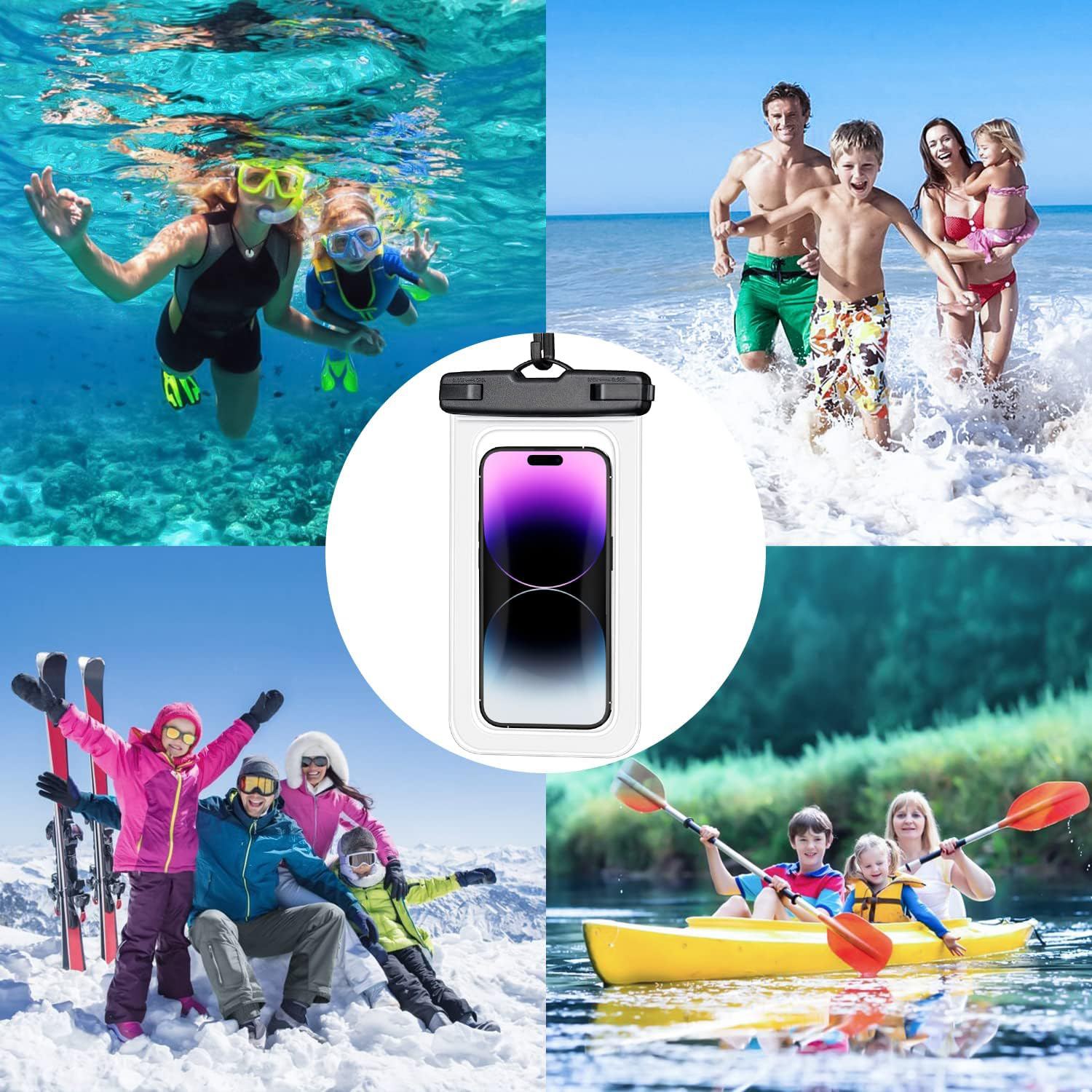 Waterproof Phone Case Swimming - Fishing Boat Cover recensione e prezzo