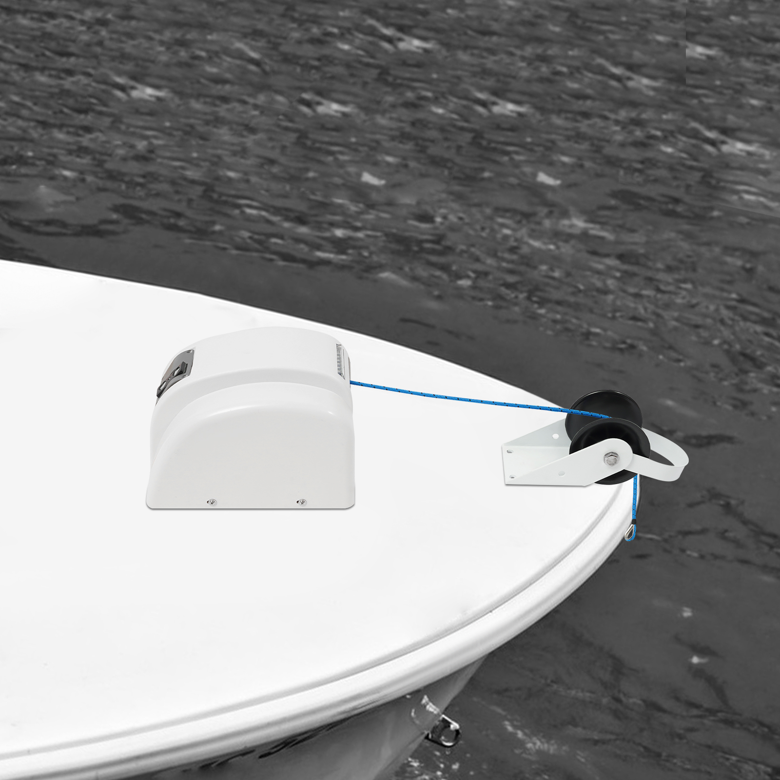 12V Electric Anchor Winch 45LB - Fishing Boat Anchor Winch recensione e prezzo