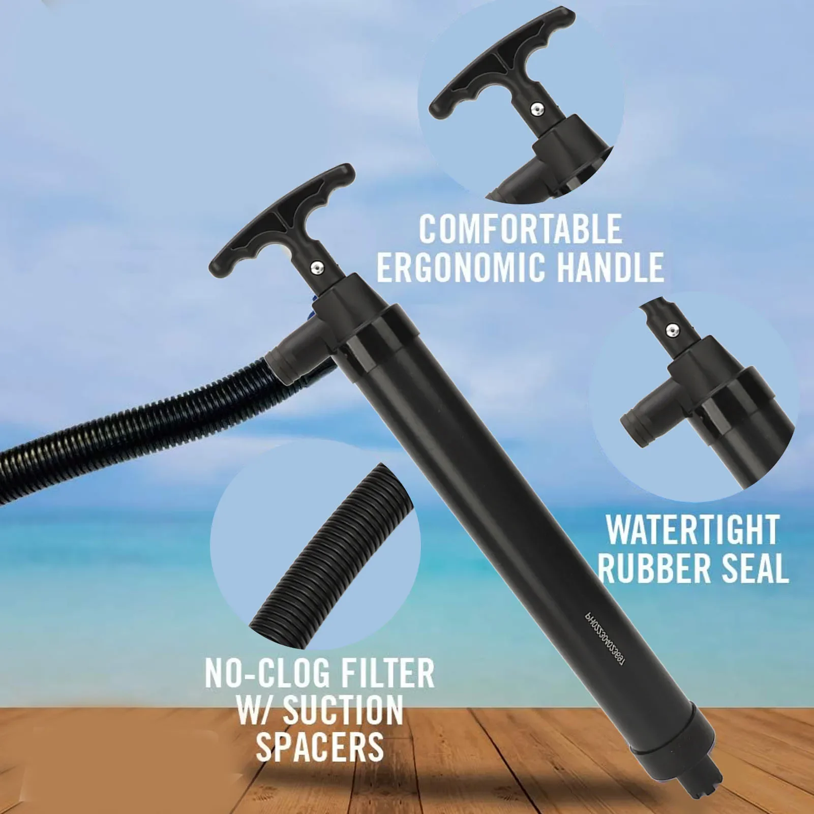 Manual Bilge Pump With Hose Po - Fishing Boat Bilge Pump recensione e prezzo