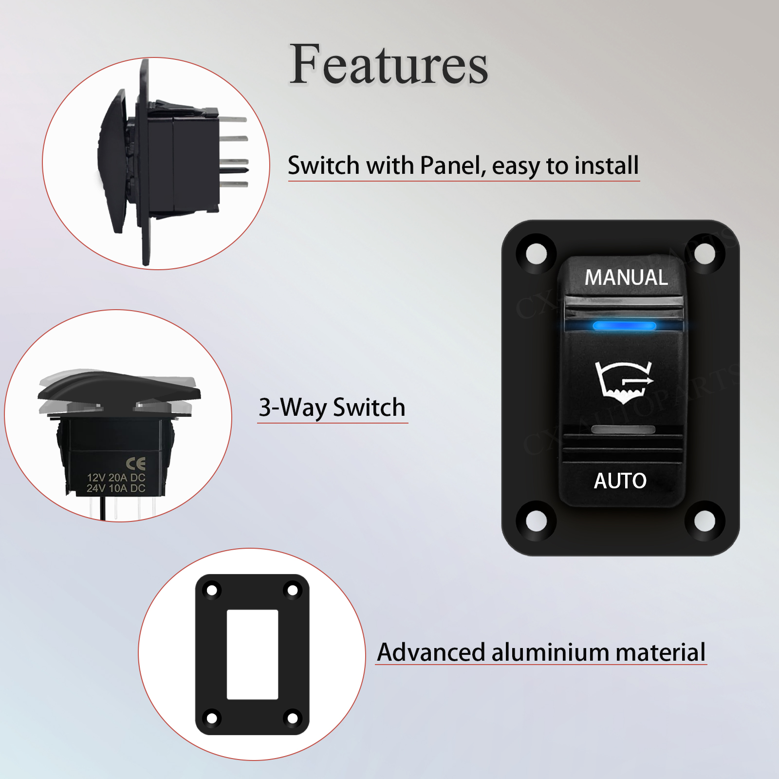 3 Way Bilge Pump Rocker Switch - Fishing Boat Bilge Pump recensione e prezzo