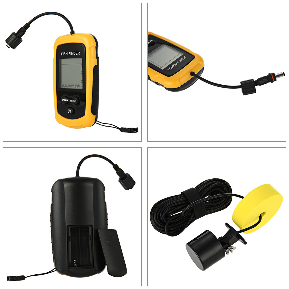 Alarm 100M Portable Sonar Fish - Fishing Boat Depth Finder recensione e prezzo