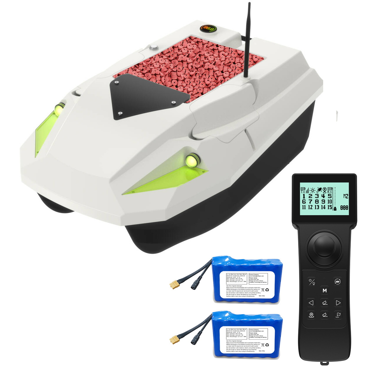 12V GPS RC Bait Boat 100 Posit - Fishing Boat Gps recensione e prezzo