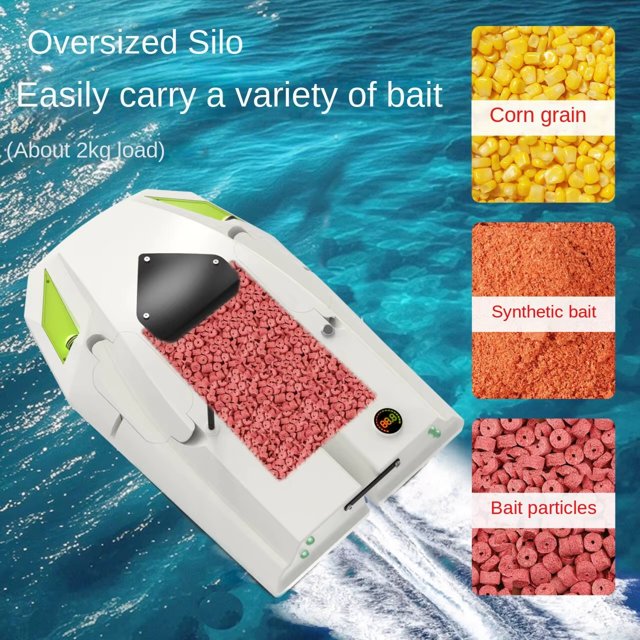 12V GPS RC Bait Boat 100 Posit - Fishing Boat Gps recensione e prezzo