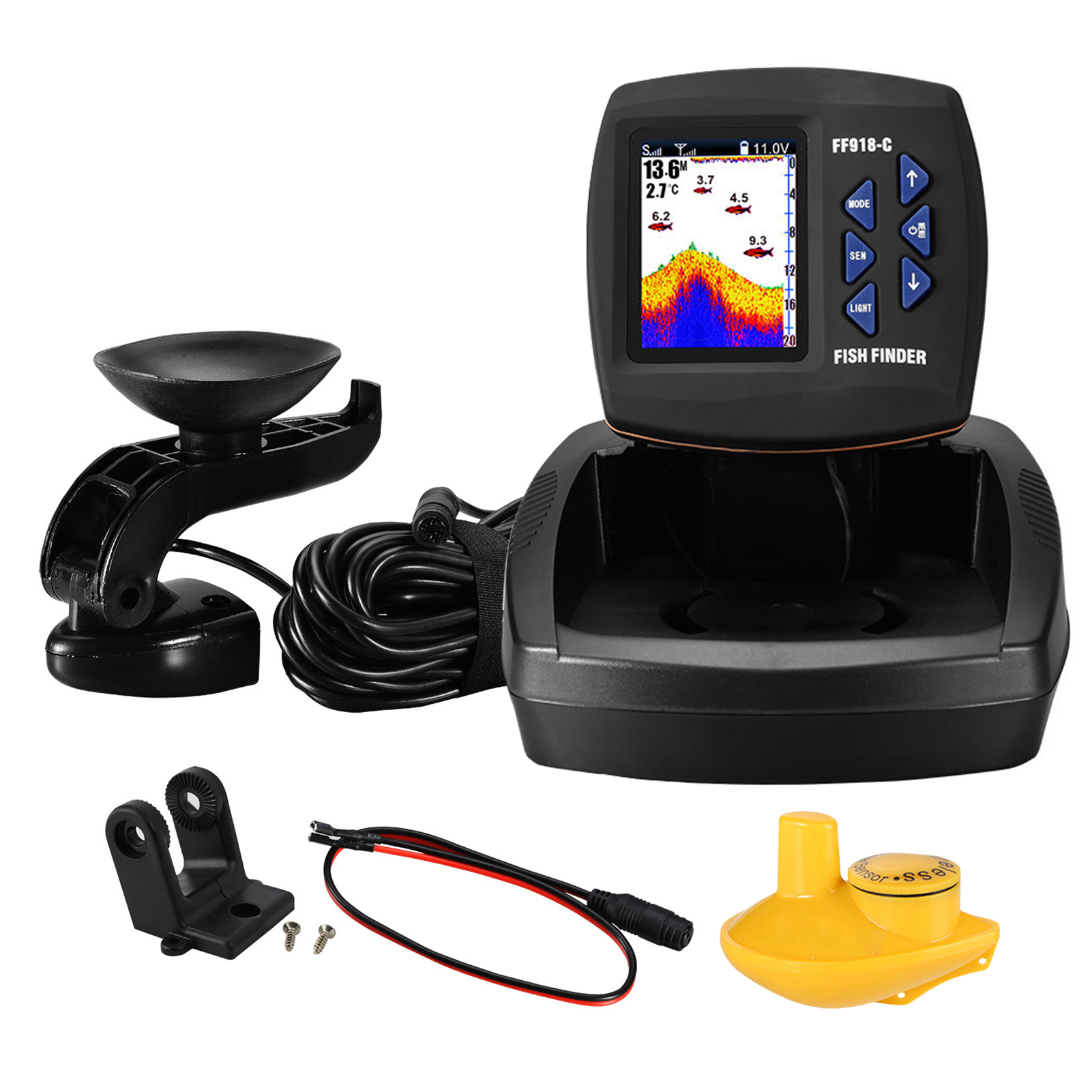 Fish Finder Wireless Sonar Sen - Fishing Boat Depth Finder recensione e prezzo