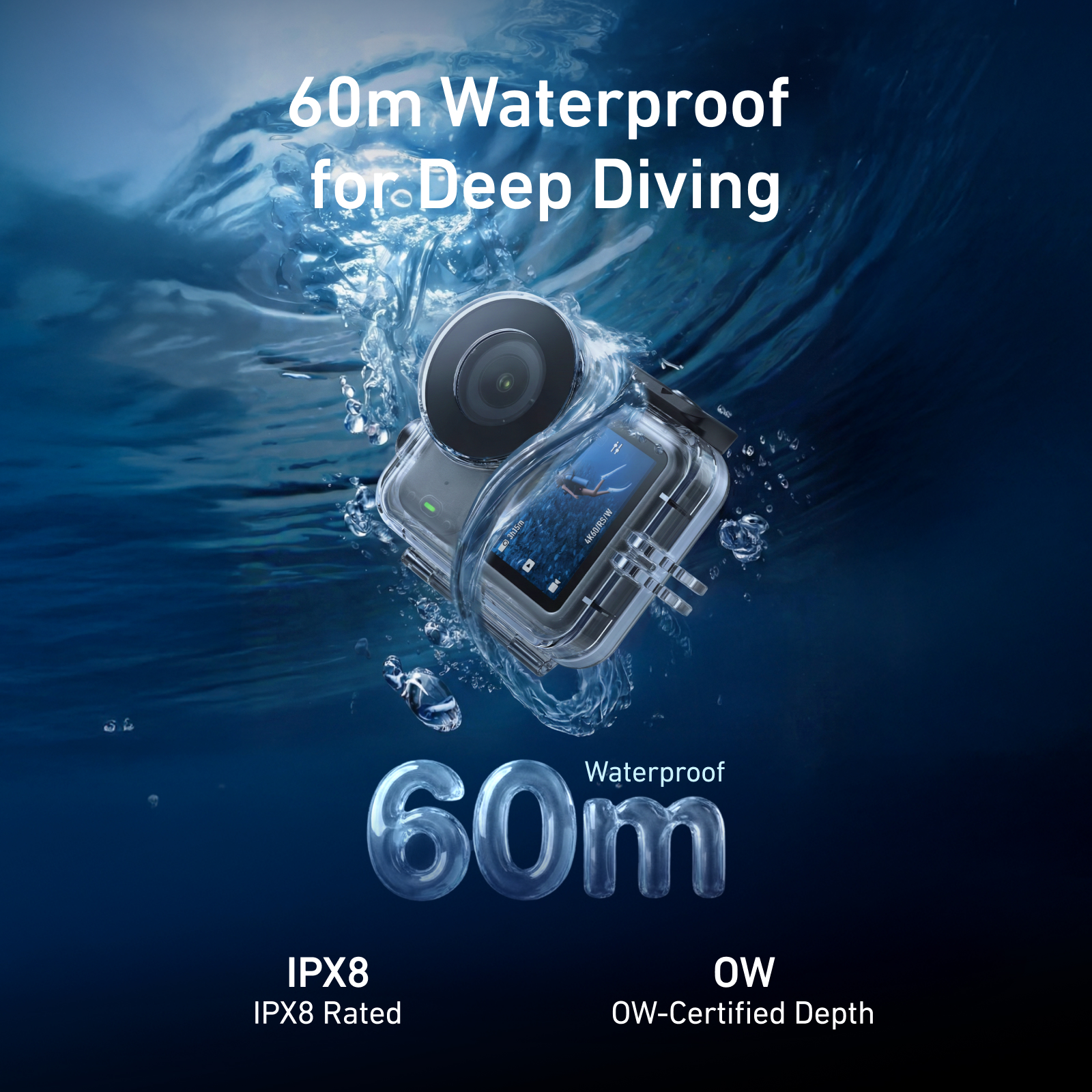 TELESIN 60M Diving Waterproof  - Fishing Boat Cover recensione e prezzo