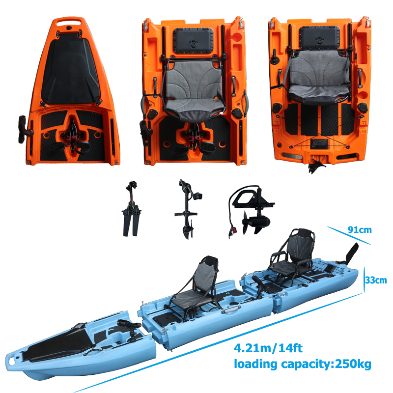 14FT 2 Person Detachable  Peda - Fishing Boat Seat recensione e prezzo
