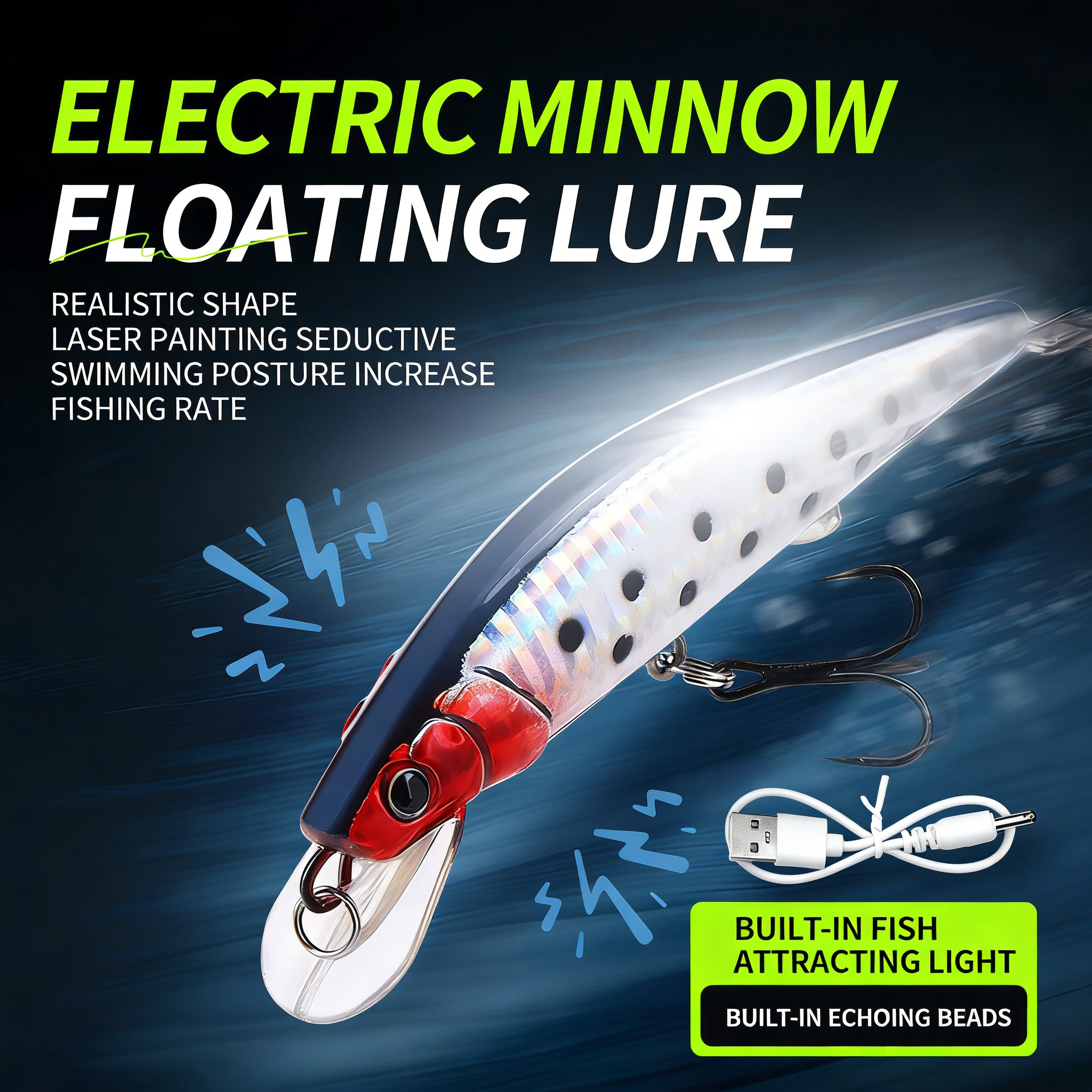 Simulated Fishing Lures Bait E - Fishing Boat Navigation Light recensione e prezzo