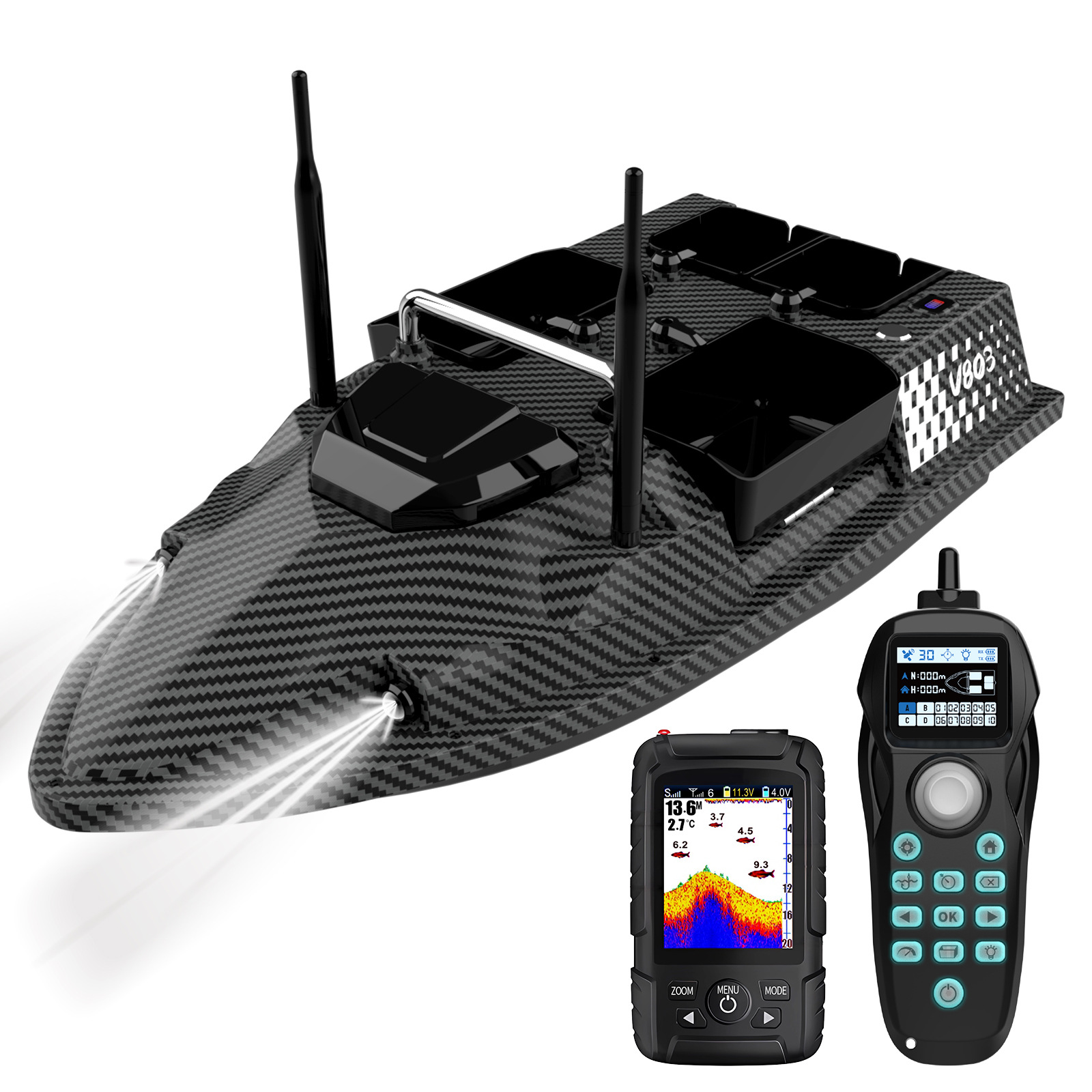 V803Pro GPS Enabled Remote Con - Fishing Boat Gps recensione e prezzo