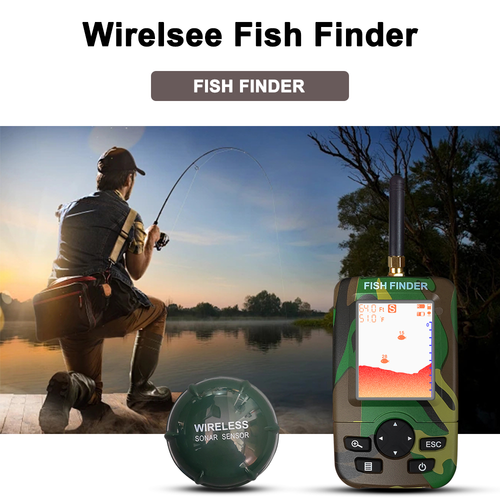 Smart Portable Sonar Fish Find - Fishing Boat Depth Finder recensione e prezzo