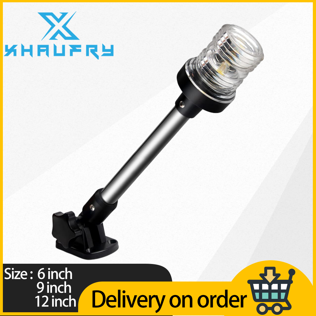 360 Degree White LED Fold Down - Fishing Boat Anchor recensione e prezzo