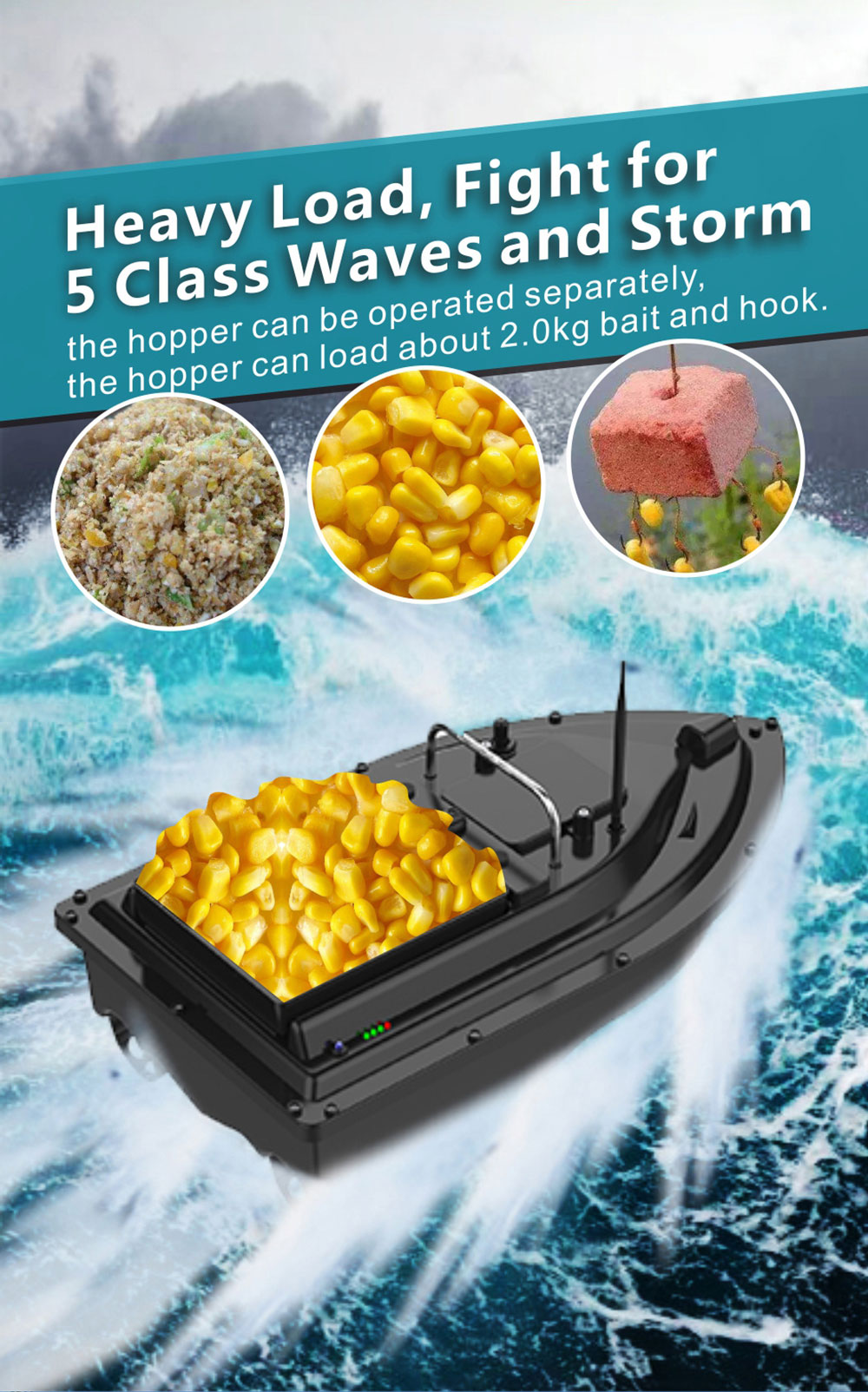 Bait Boat With GPS Positioning - Fishing Boat Gps recensione e prezzo