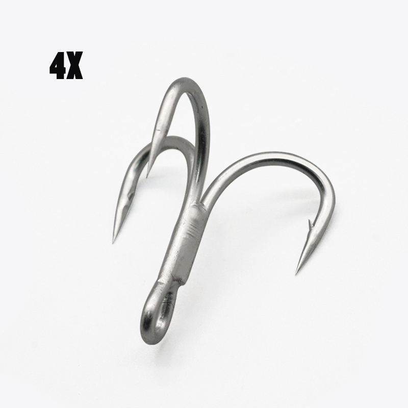 100Pcs Fishhooks 4X Strong Tre - Fishing Boat Anchor recensione e prezzo