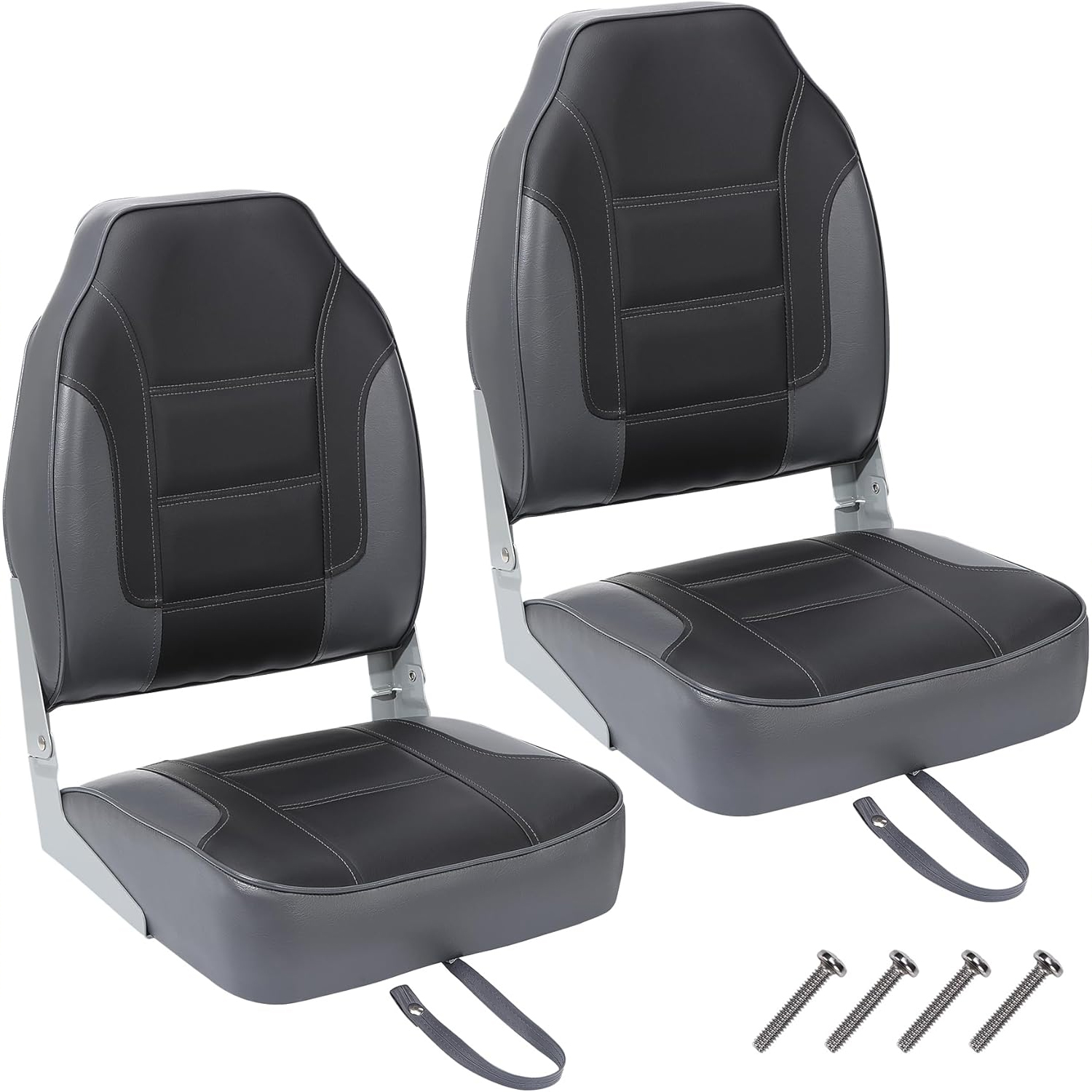 2 Pack Folding Boat Seats, Hig - Fishing Boat Seat recensione e prezzo