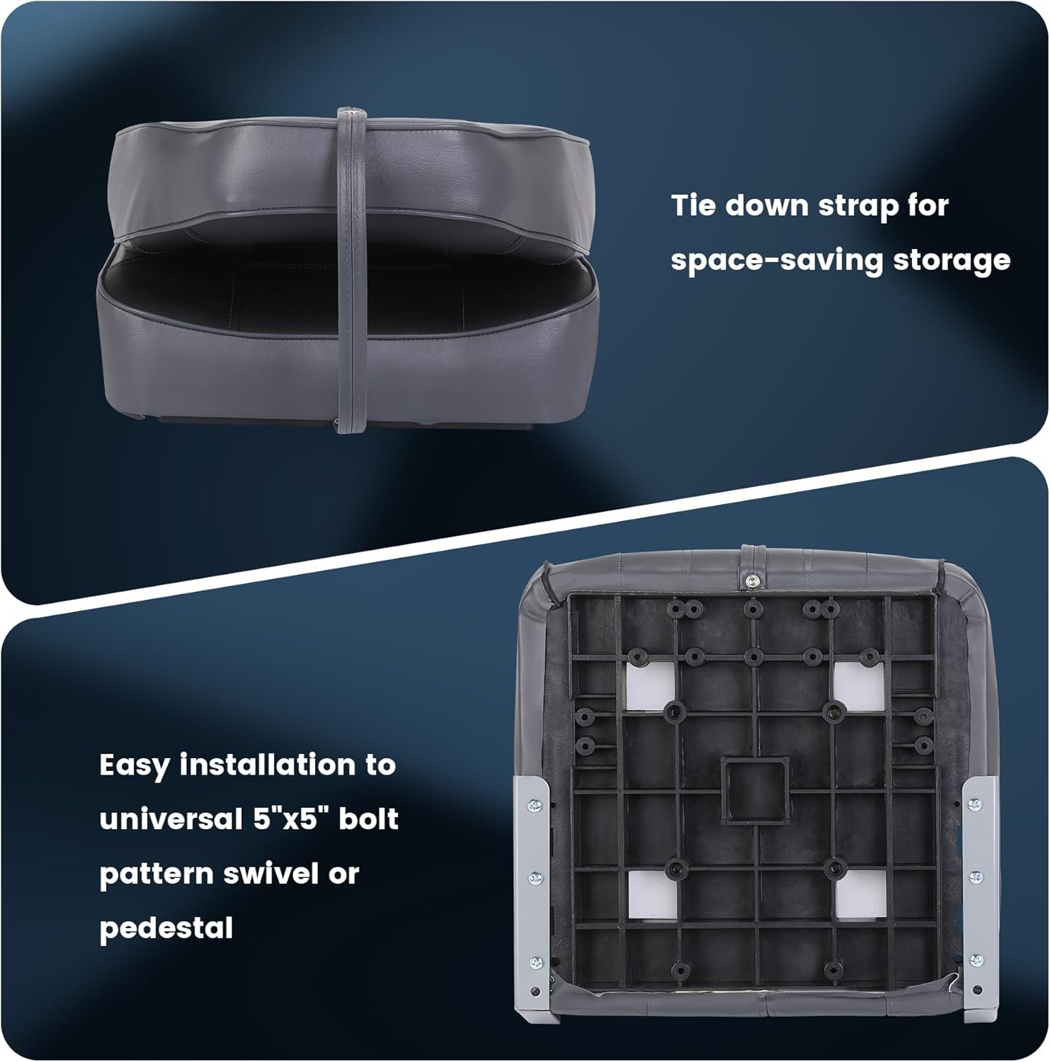 2 Pack Folding Boat Seats, Hig - Fishing Boat Seat recensione e prezzo
