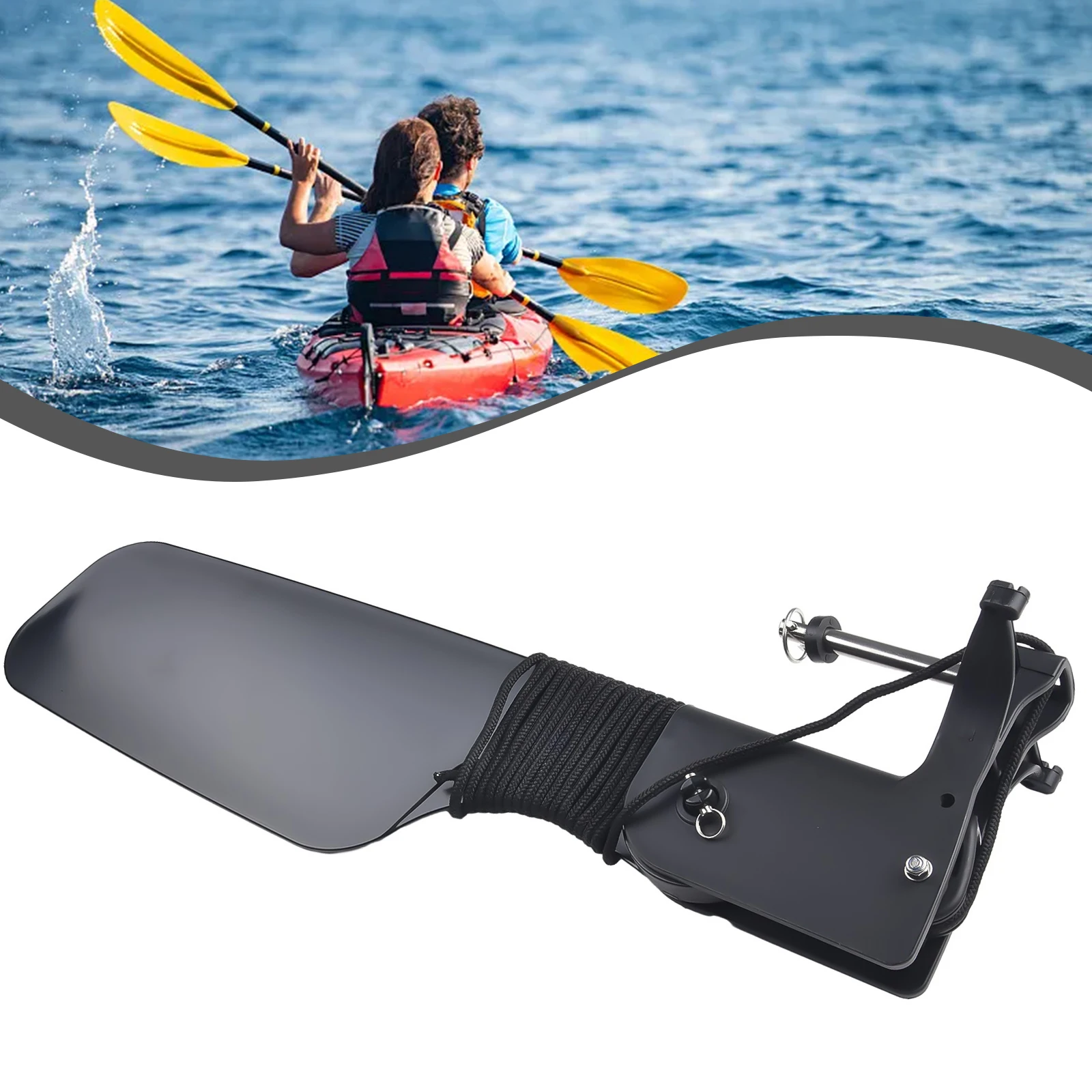For Kayak Big Tail Rudder with - Fishing Boat Steering Wheel recensione e prezzo