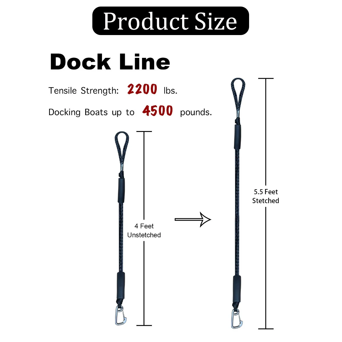 2/1PCS Elastic Bungee Mooring  - Fishing Boat Anchor recensione e prezzo
