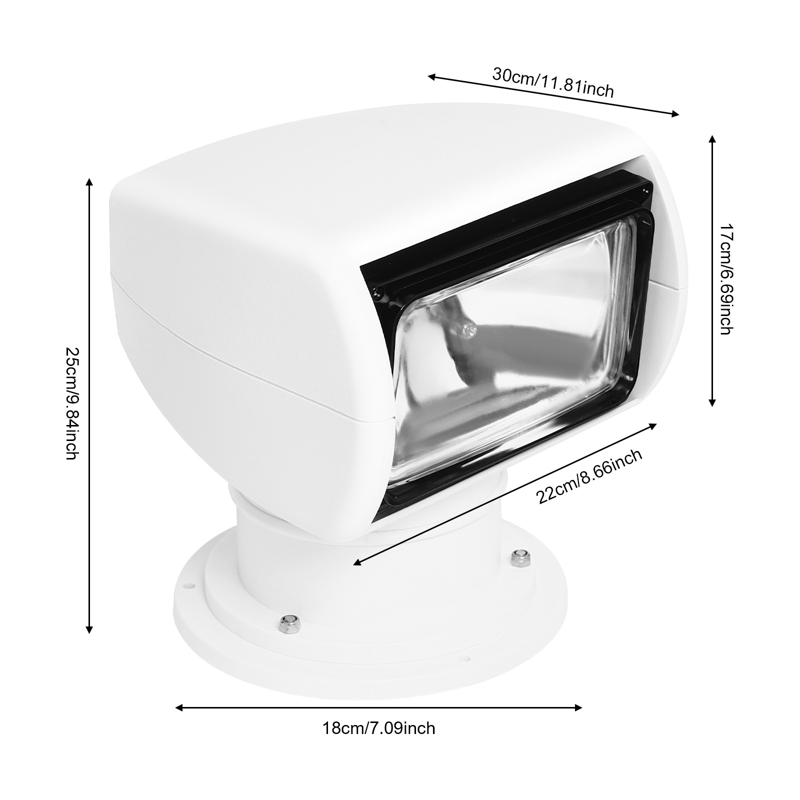 12V 100W Marine Spotlight Boat - Fishing Boat Navigation Light recensione e prezzo