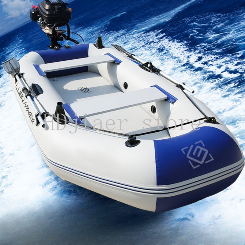 Inflatable Boat with Hard Bott - Fishing Boat Trailer recensione e prezzo