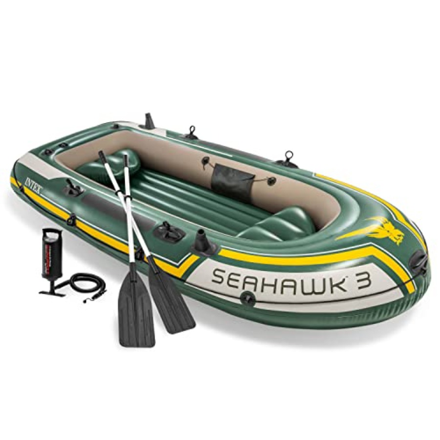 Inflatable Fishing Boat with O - Fishing Boat Oar recensione e prezzo