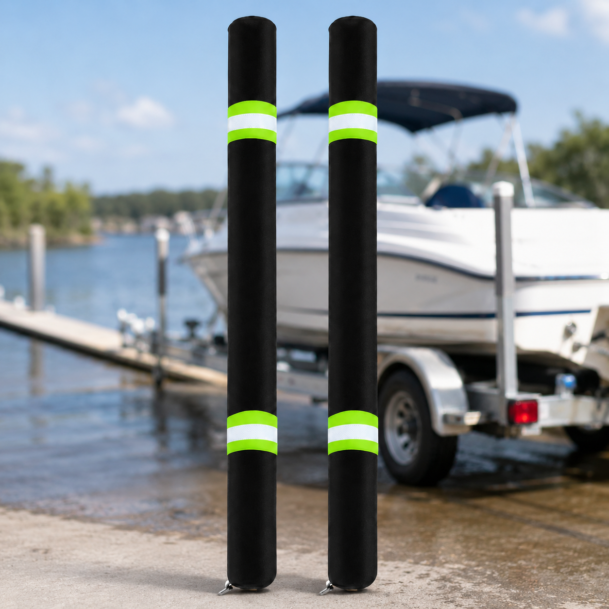 2Pcs Boat Trailer Guide Pole C - Fishing Boat Trailer recensione e prezzo