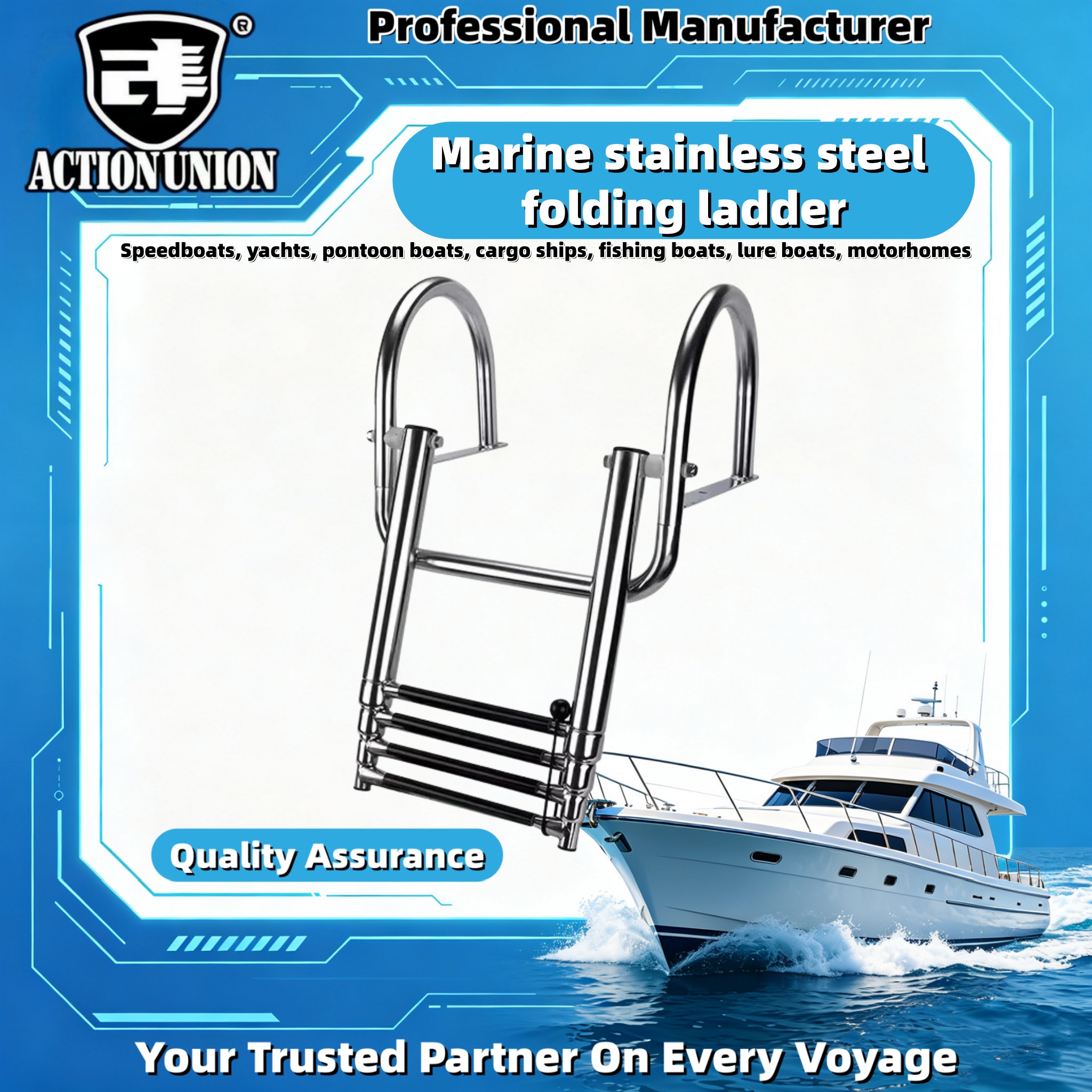 Exploration Boat Ladder Stainl - Fishing Boat Steering Wheel recensione e prezzo