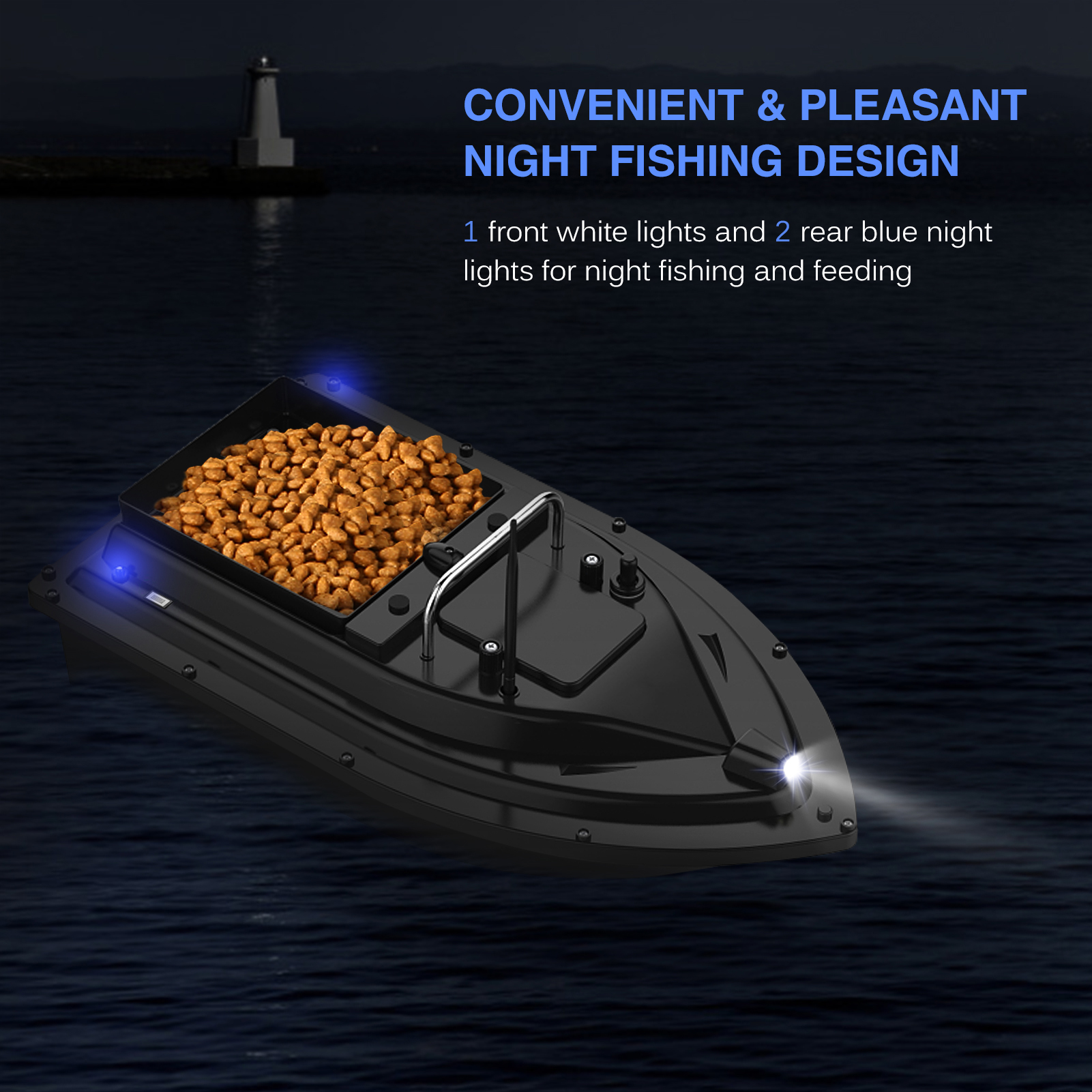 D16E GPS Fishing Bait Boat wit - Fishing Boat Gps recensione e prezzo